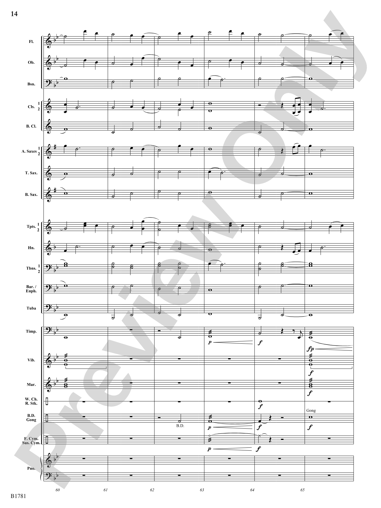 River Poem: Concert Band Conductor Score & Parts