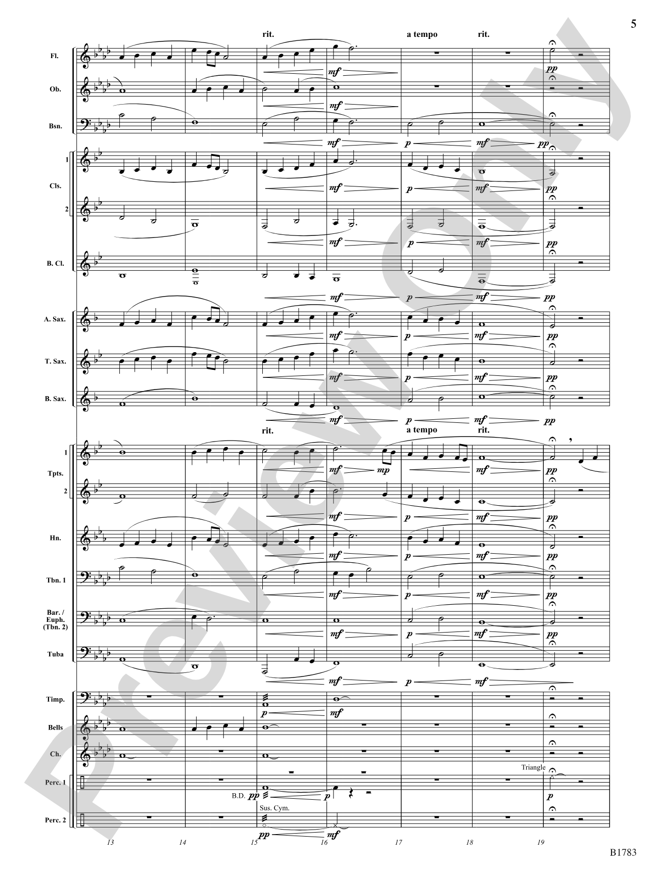 Where Words End...: Concert Band Conductor Score & Parts