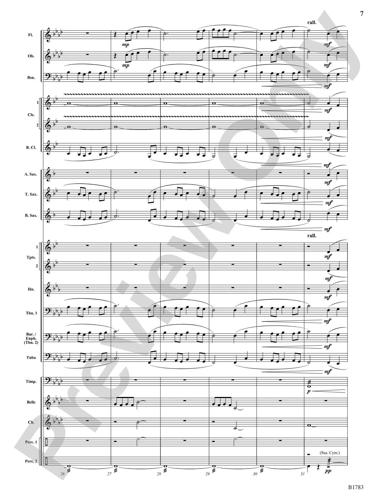Where Words End...: Concert Band Conductor Score & Parts