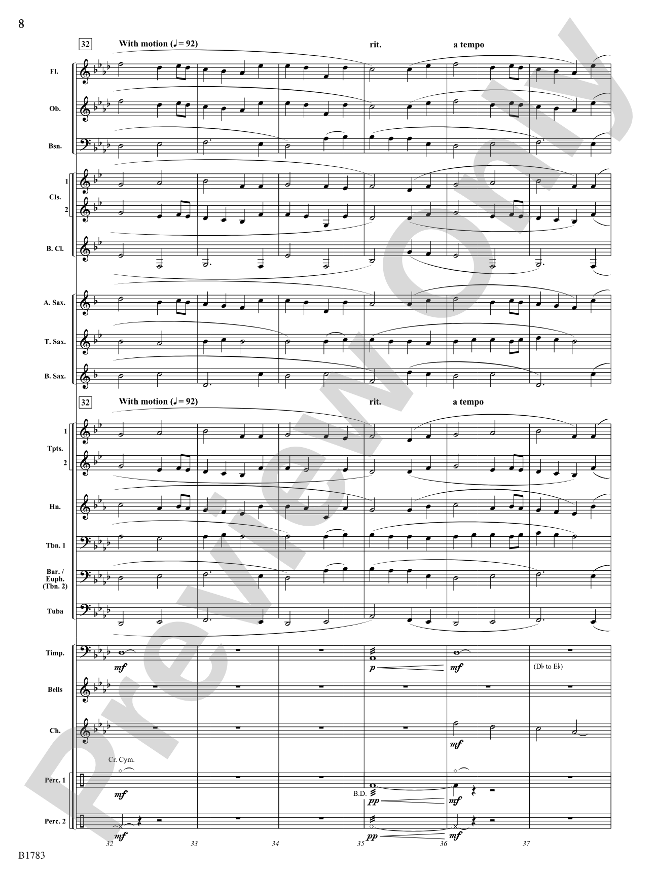 Where Words End...: Concert Band Conductor Score & Parts
