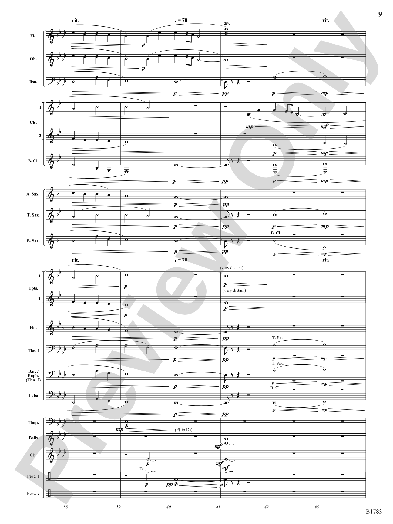 Where Words End...: Concert Band Conductor Score & Parts
