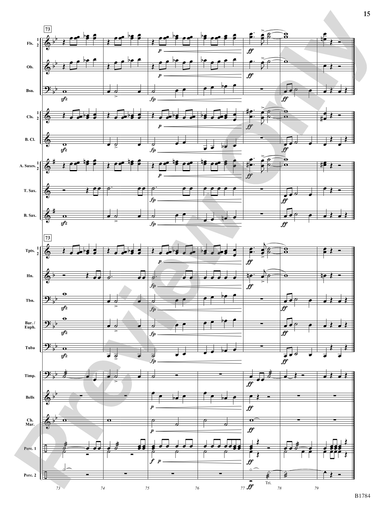 Hammer and Forge: Concert Band Conductor Score & Parts