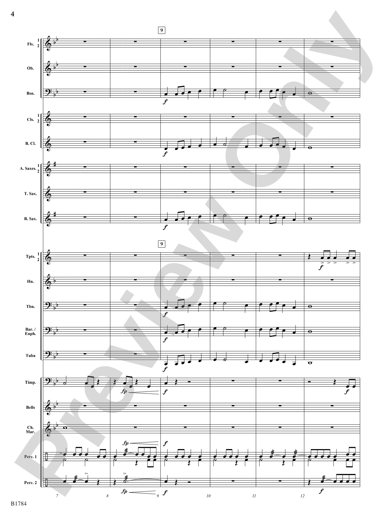 Hammer and Forge: Concert Band Conductor Score & Parts