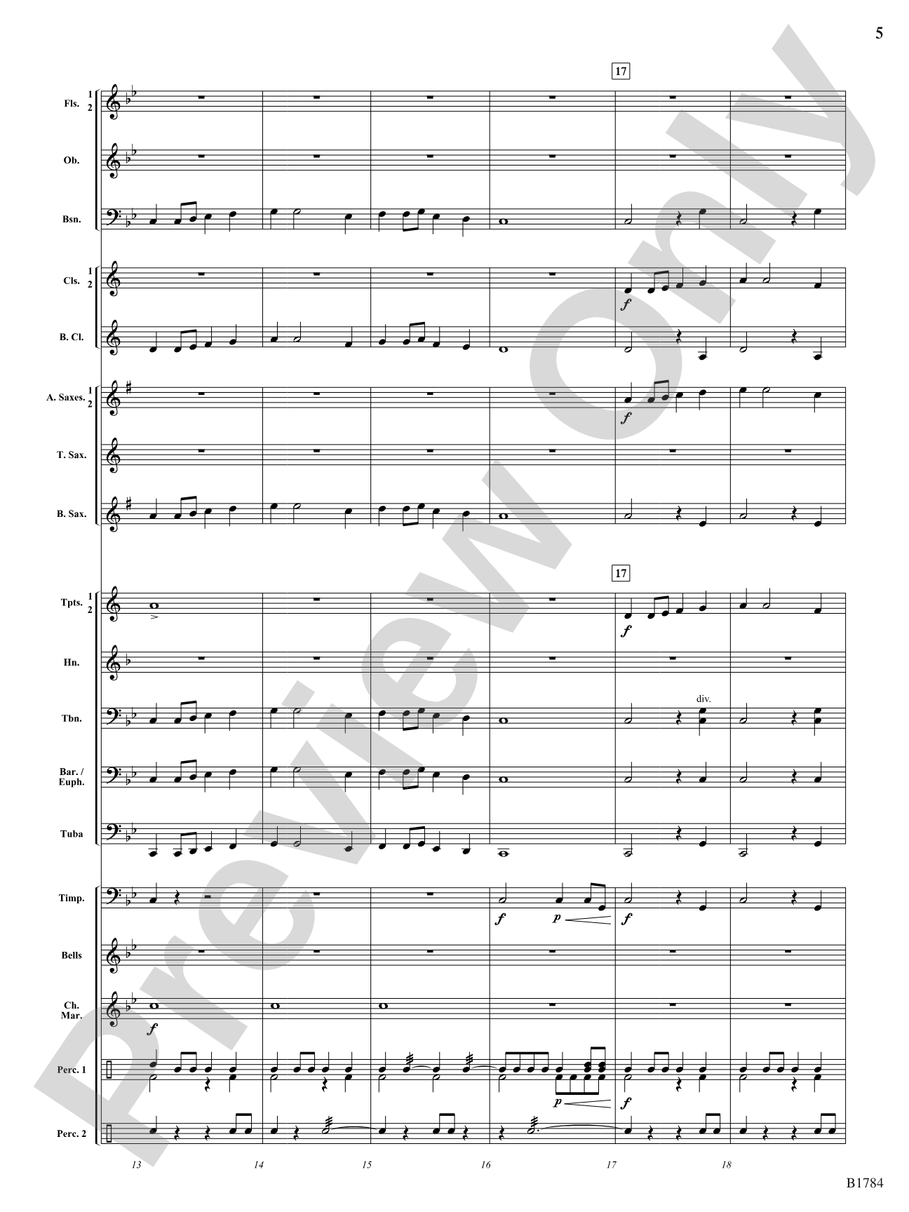 Hammer and Forge: Concert Band Conductor Score & Parts