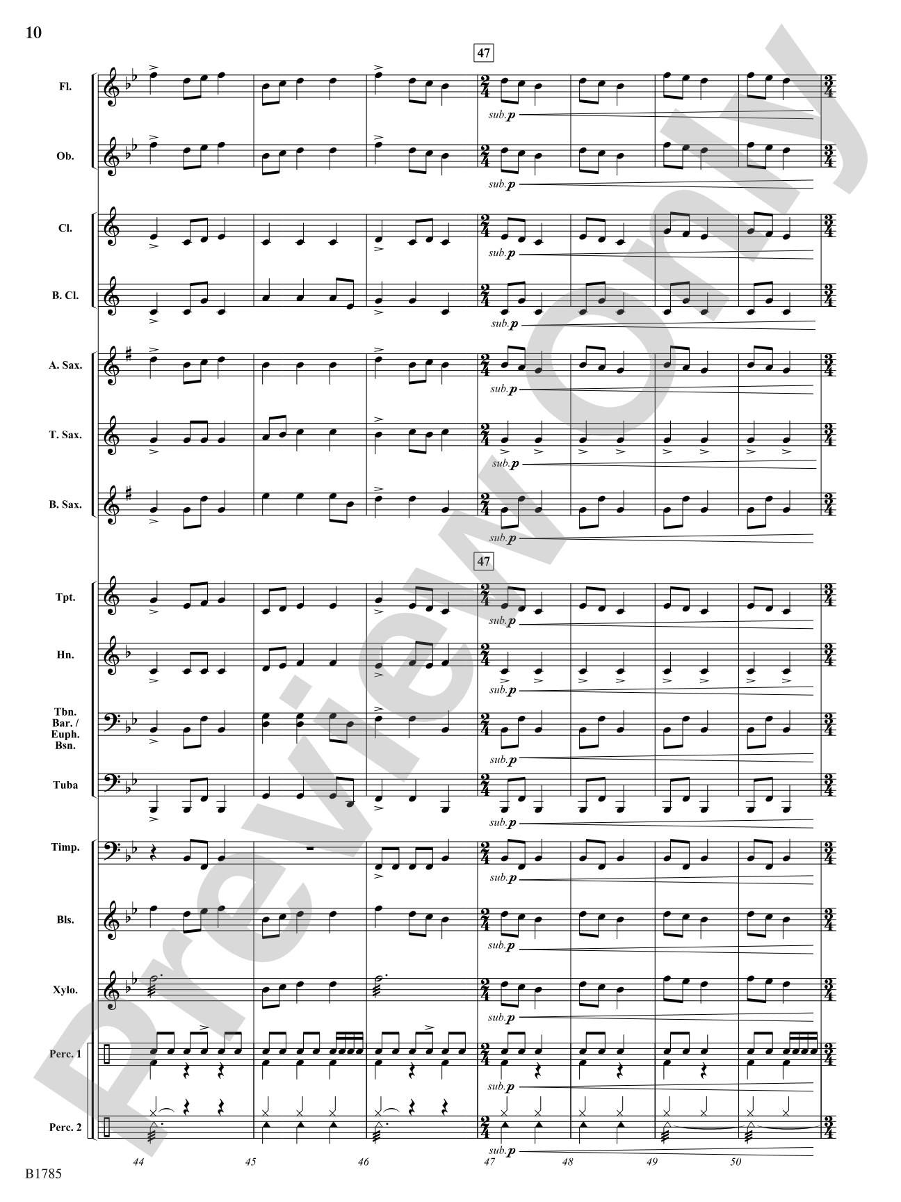 Furiant: Concert Band Conductor Score & Parts