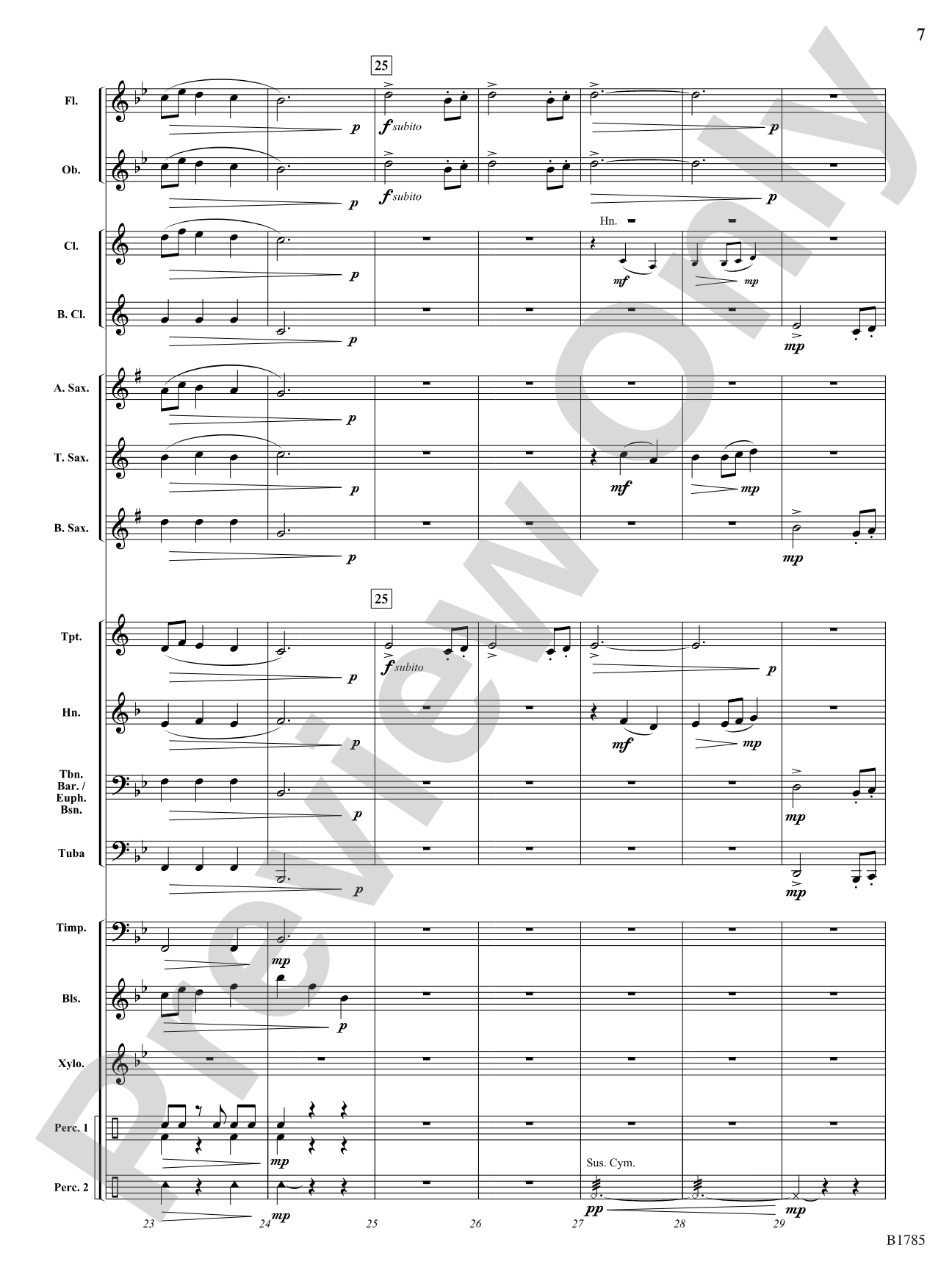 Furiant: Concert Band Conductor Score & Parts