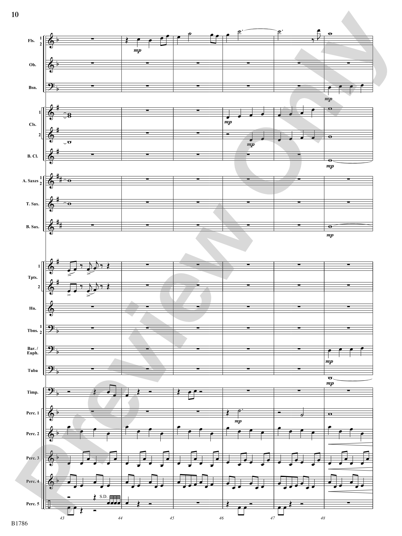 Switchbacks: Concert Band Conductor Score & Parts