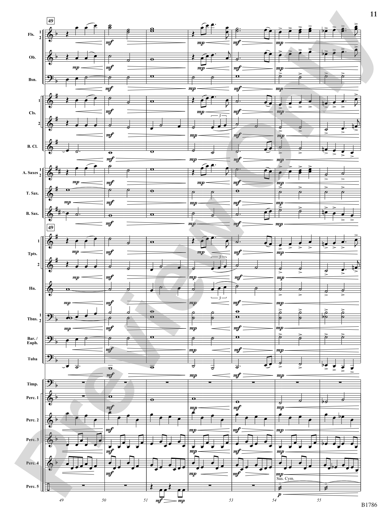 Switchbacks: Concert Band Conductor Score & Parts