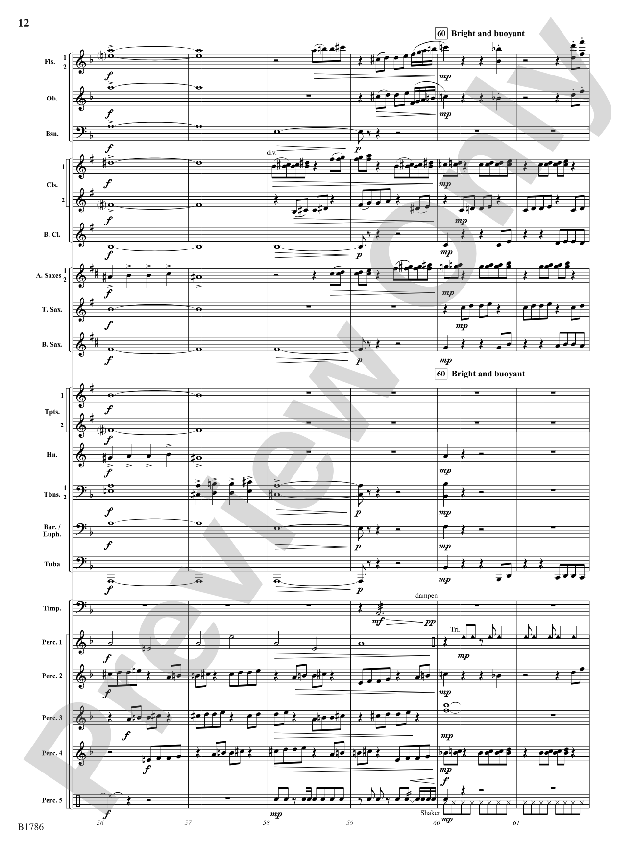 Switchbacks: Concert Band Conductor Score & Parts
