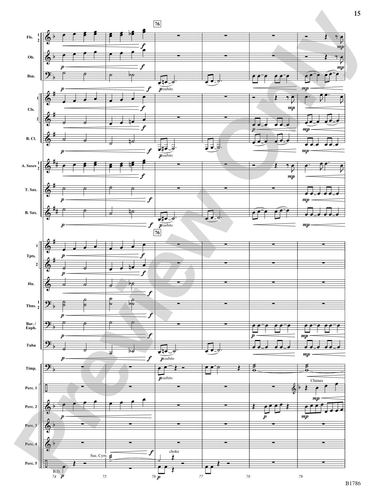 Switchbacks: Concert Band Conductor Score & Parts