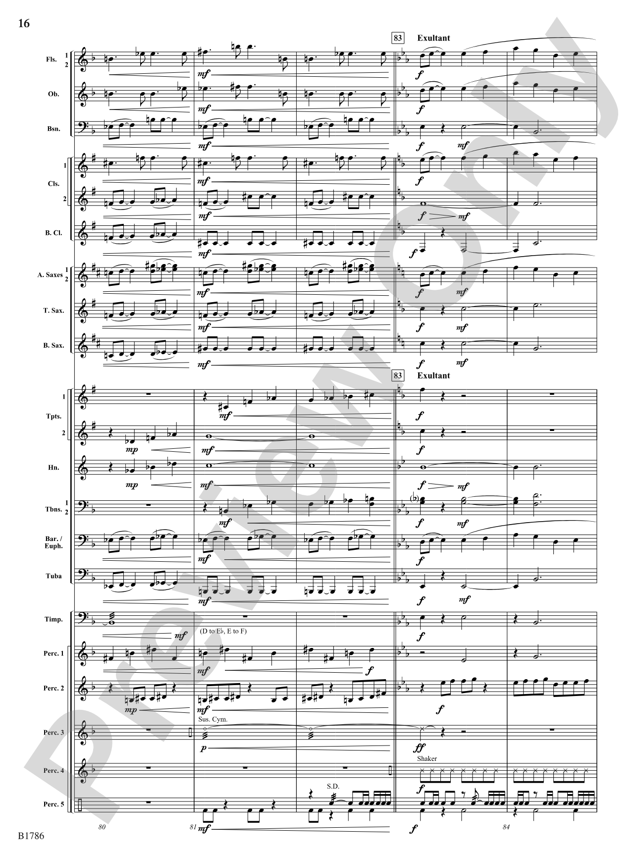 Switchbacks: Concert Band Conductor Score & Parts