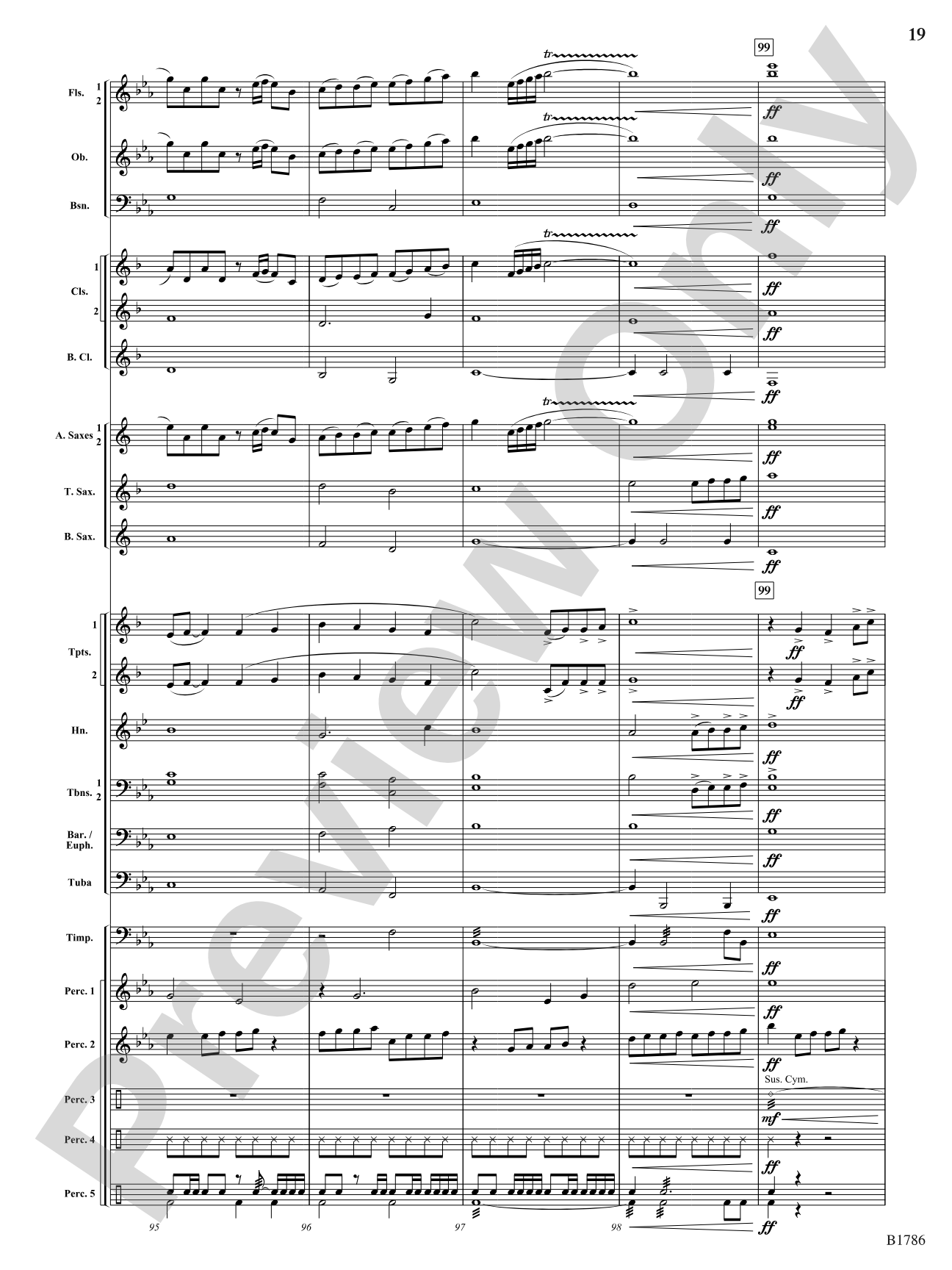 Switchbacks: Concert Band Conductor Score & Parts