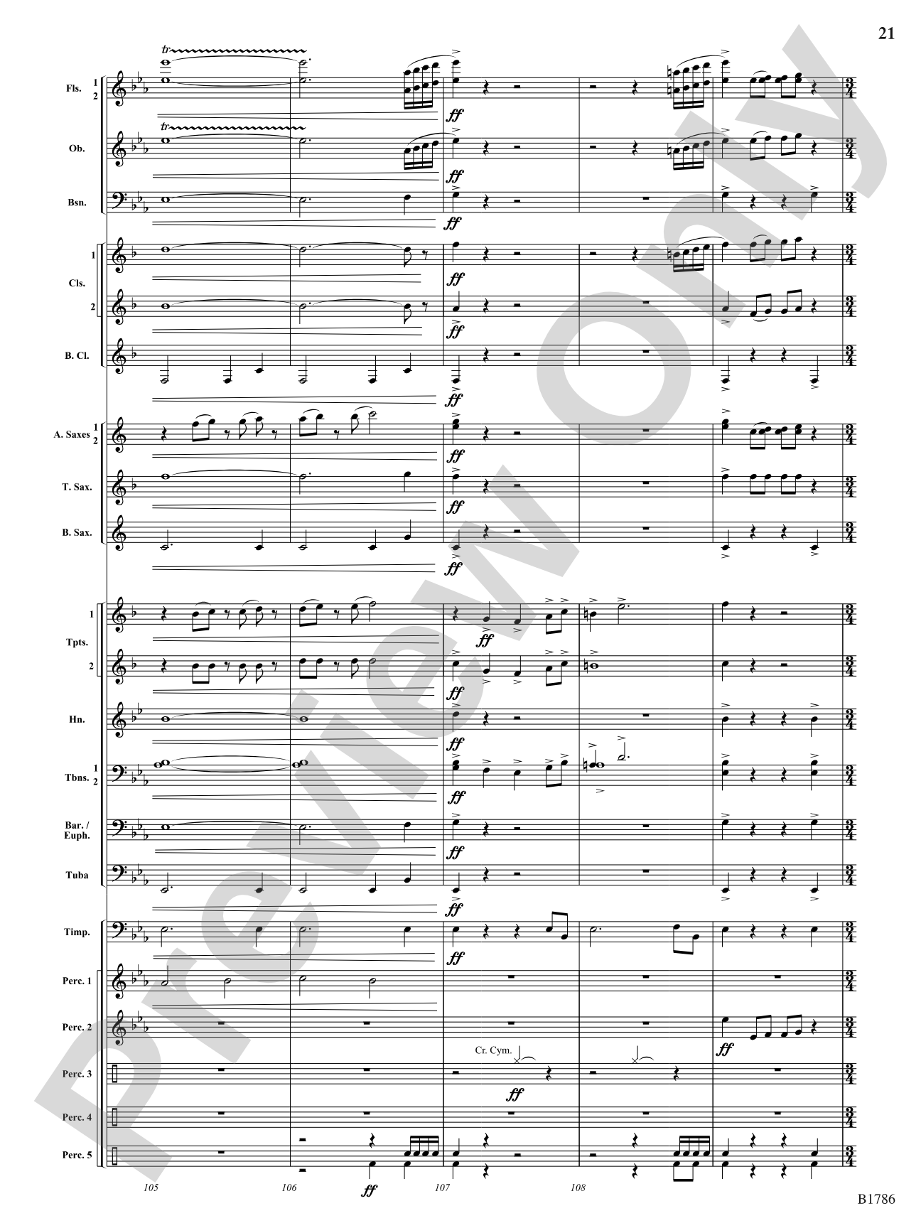 Switchbacks: Concert Band Conductor Score & Parts