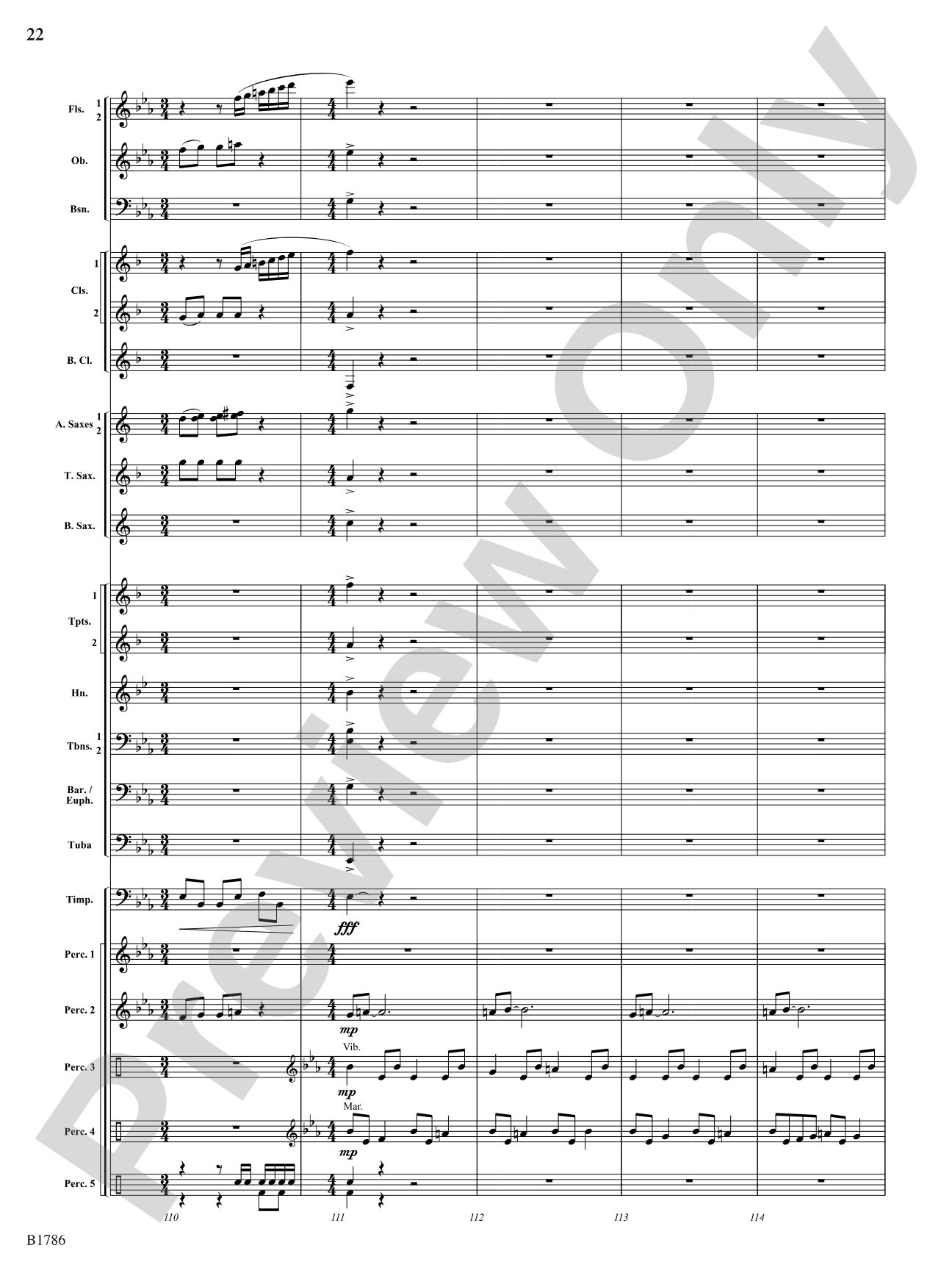 Switchbacks: Concert Band Conductor Score & Parts