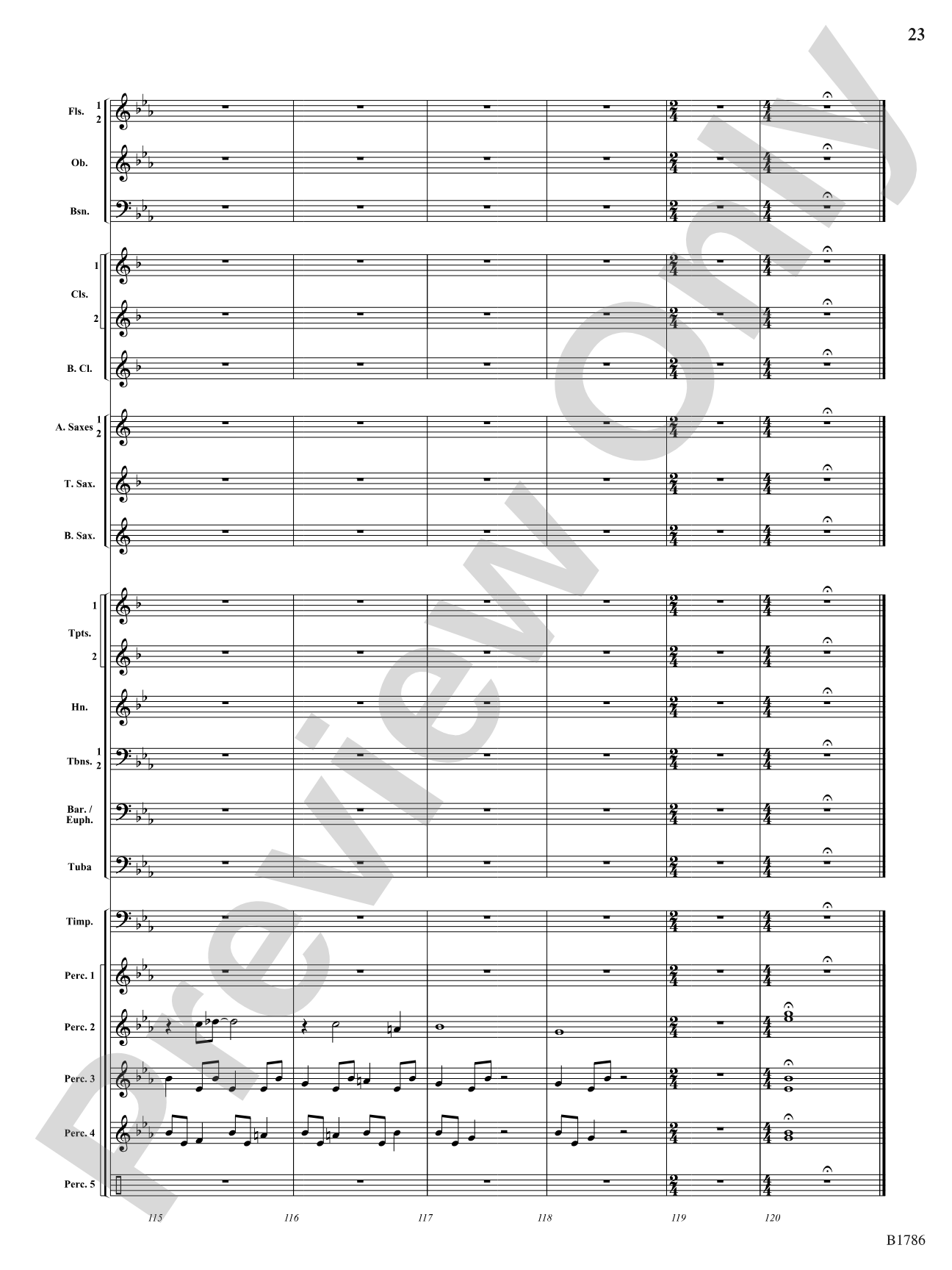 Switchbacks: Concert Band Conductor Score & Parts