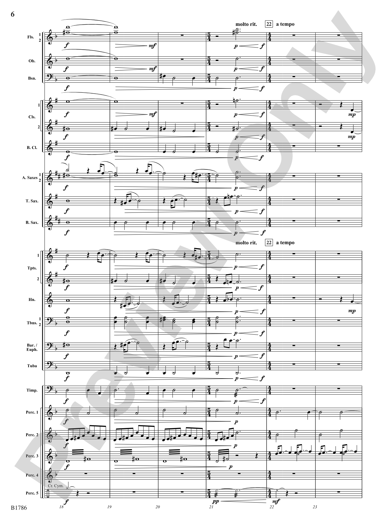 Switchbacks: Concert Band Conductor Score & Parts