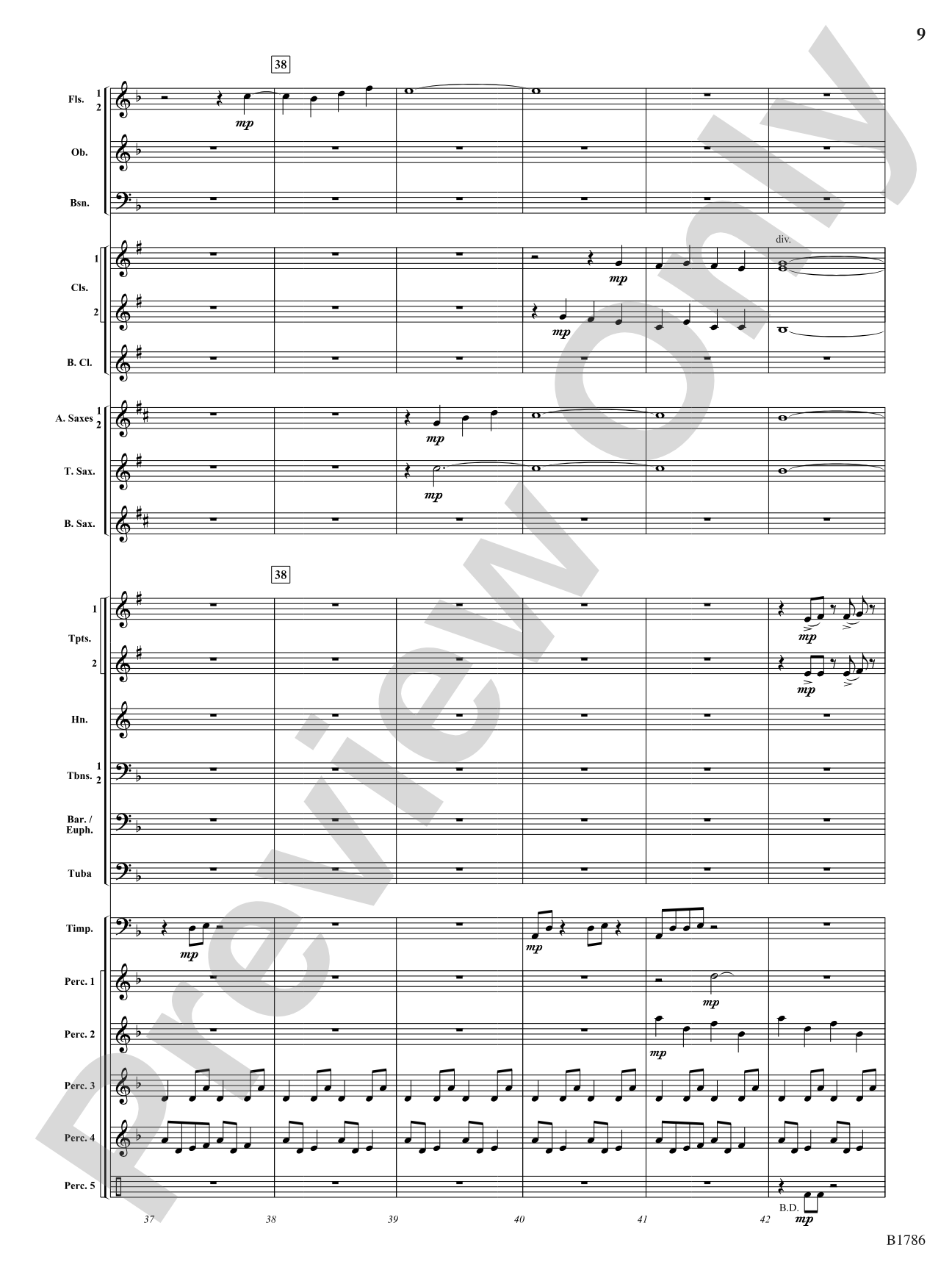 Switchbacks: Concert Band Conductor Score & Parts