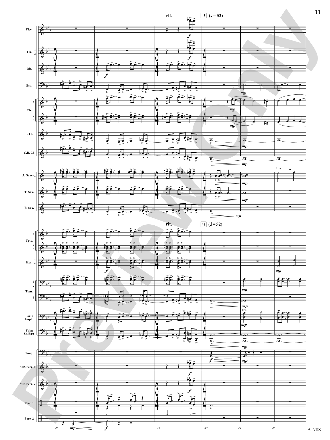 Breaking Point: Concert Band Conductor Score & Parts