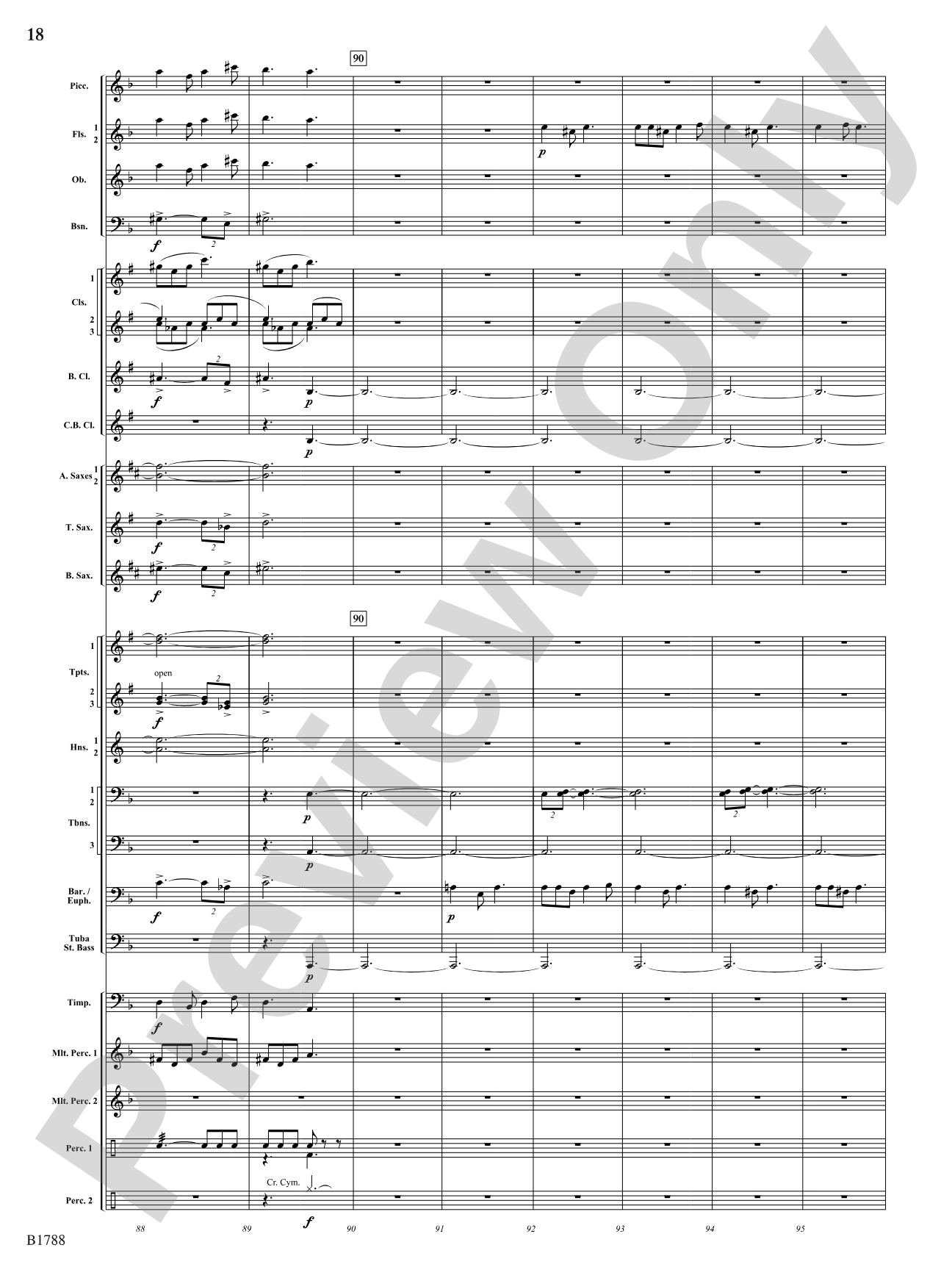 Breaking Point: Concert Band Conductor Score & Parts