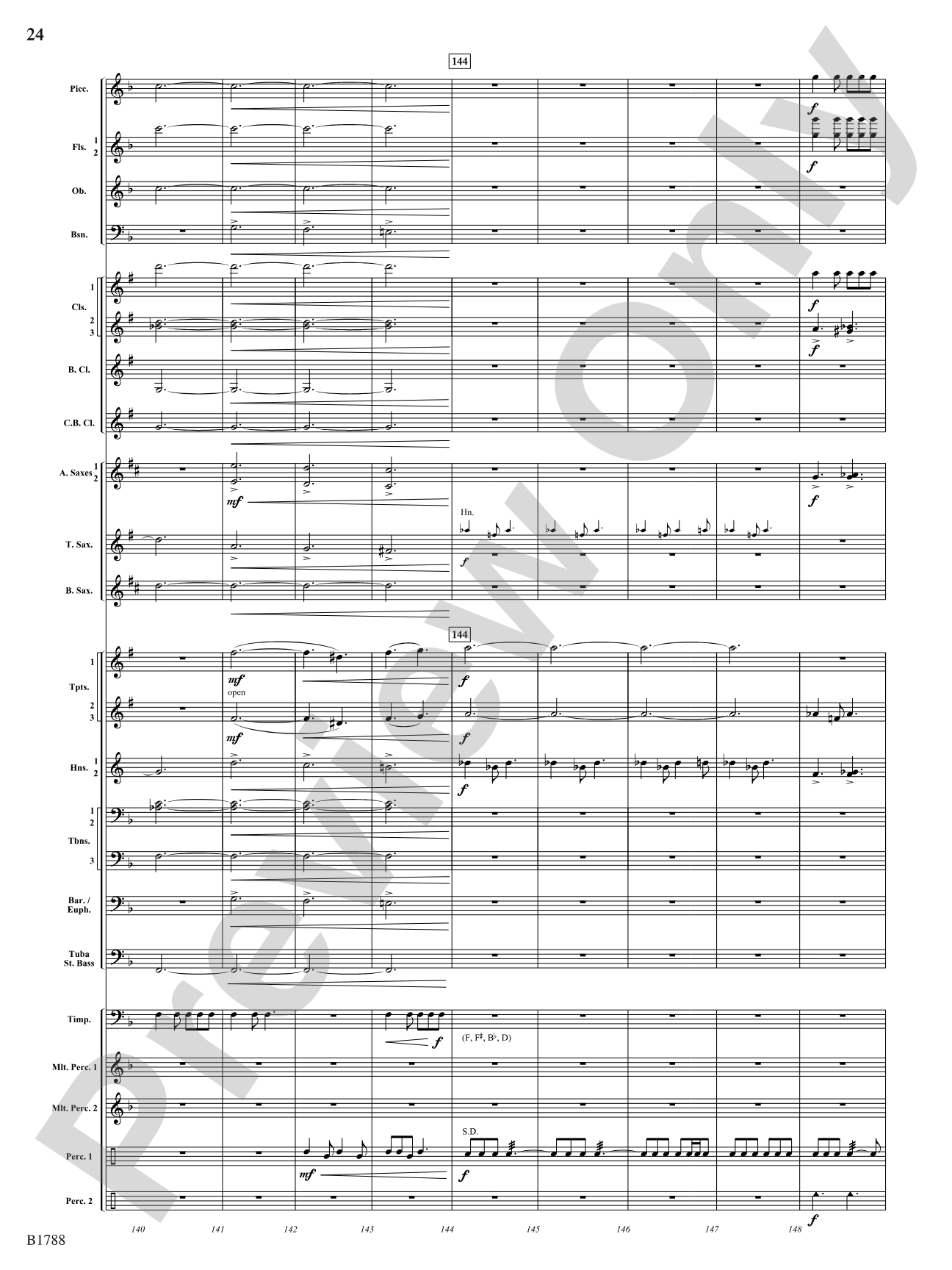 Breaking Point: Concert Band Conductor Score & Parts