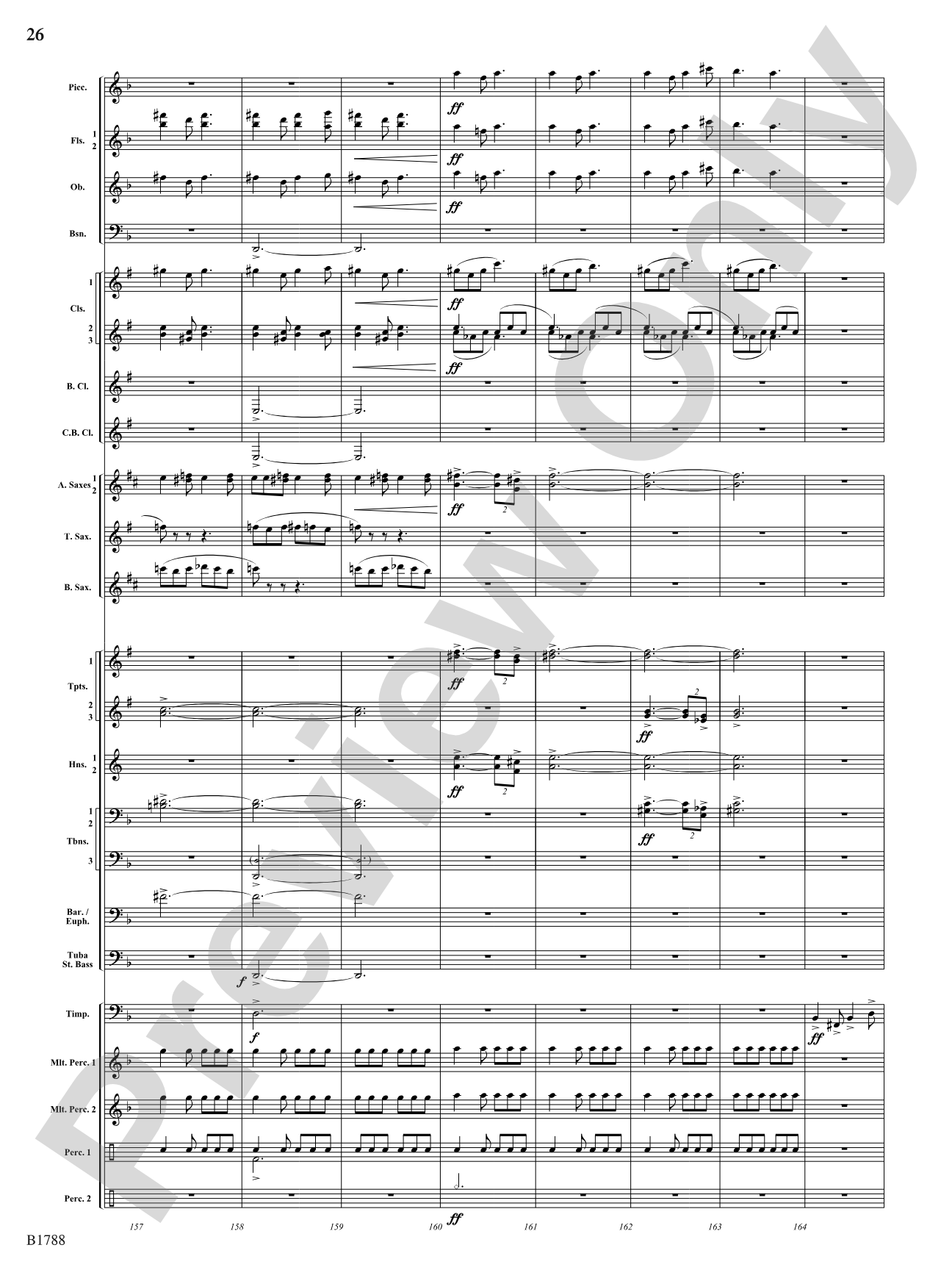 Breaking Point: Concert Band Conductor Score & Parts