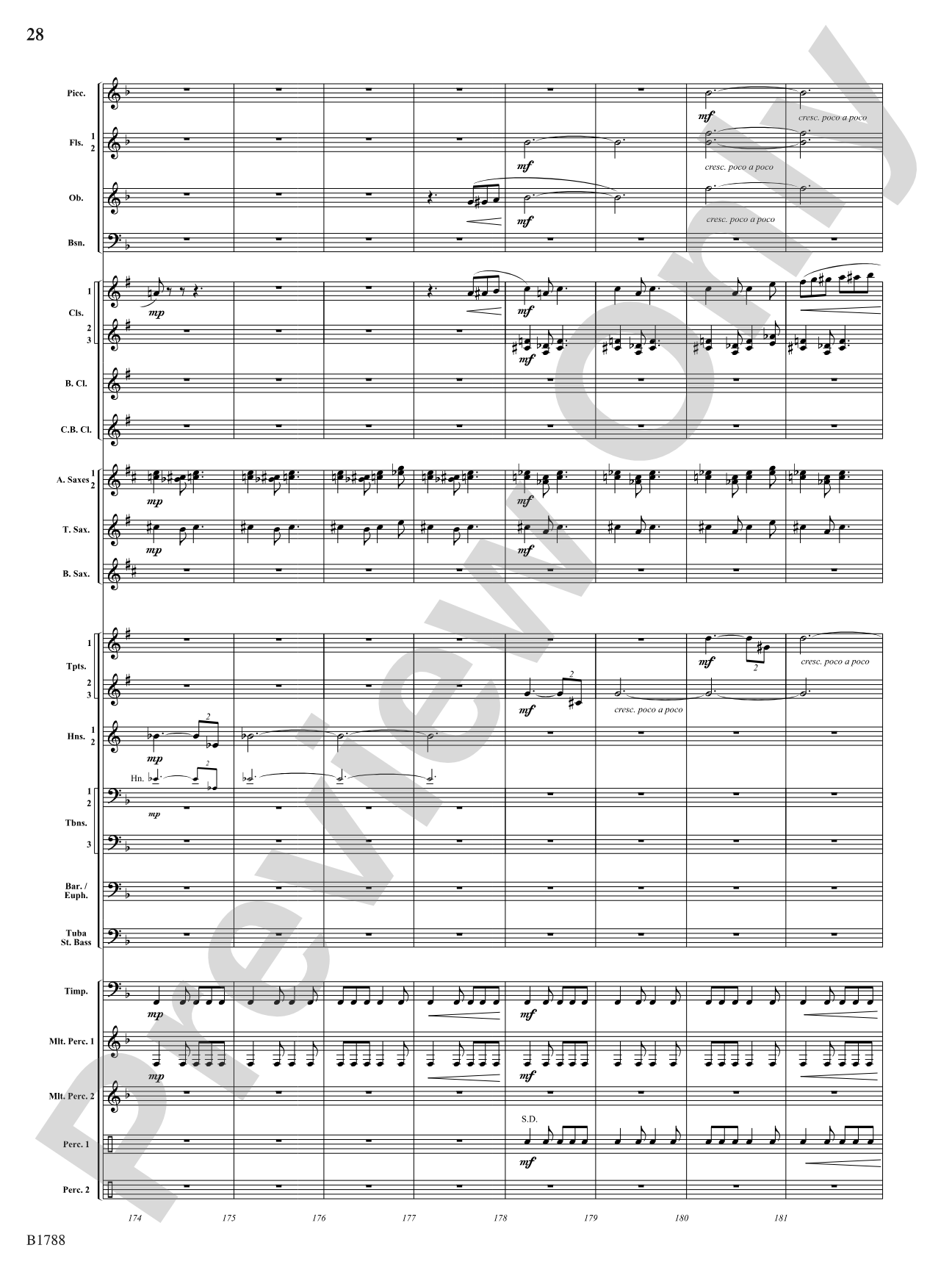 Breaking Point: Concert Band Conductor Score & Parts
