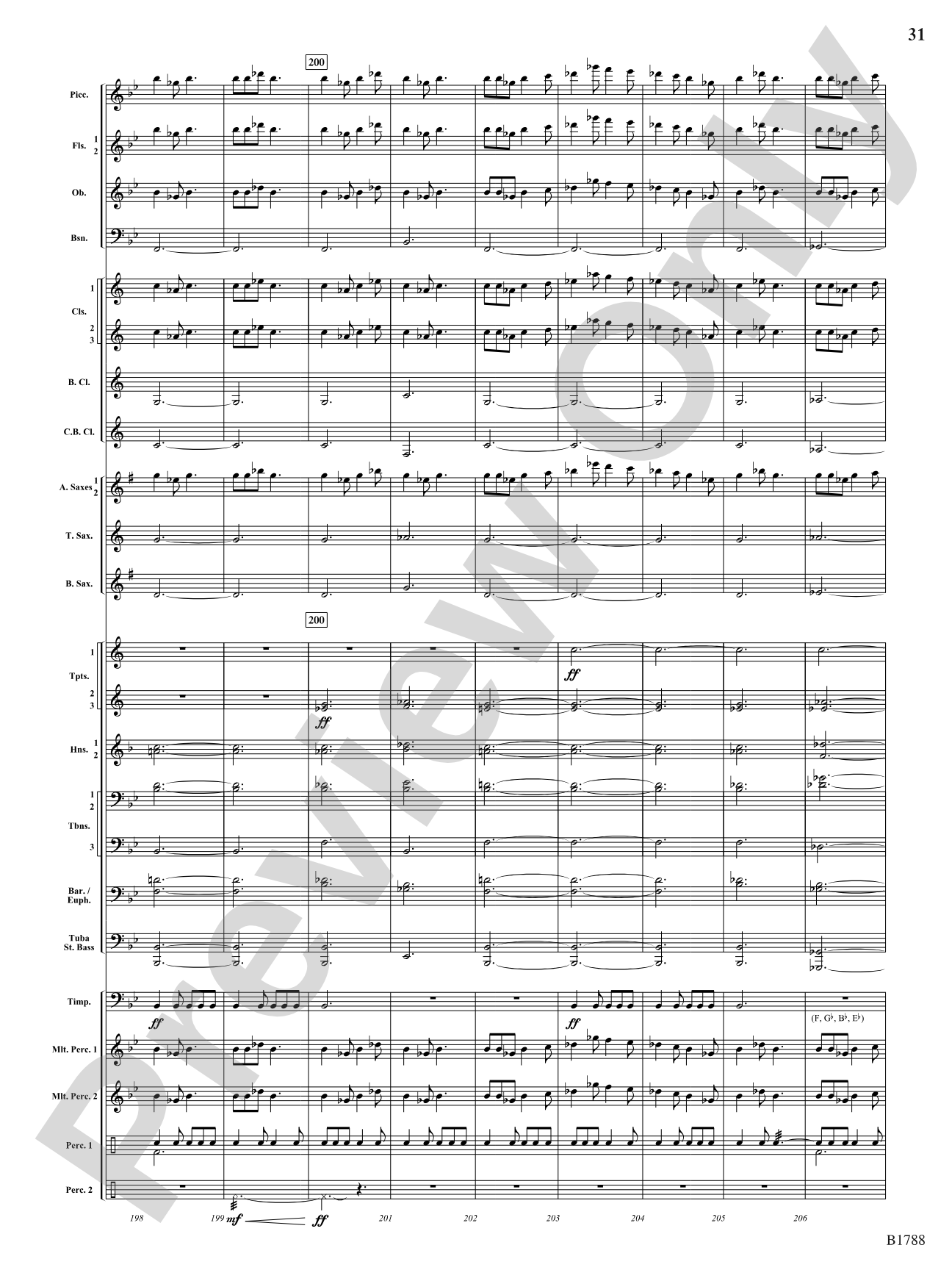 Breaking Point: Concert Band Conductor Score & Parts
