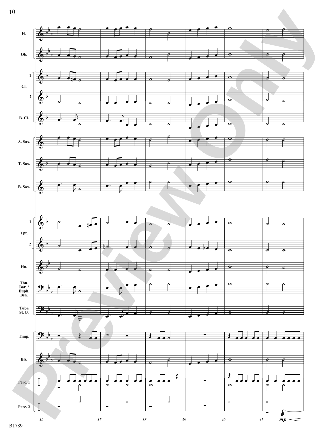 A Festive Finale: Concert Band Conductor Score & Parts