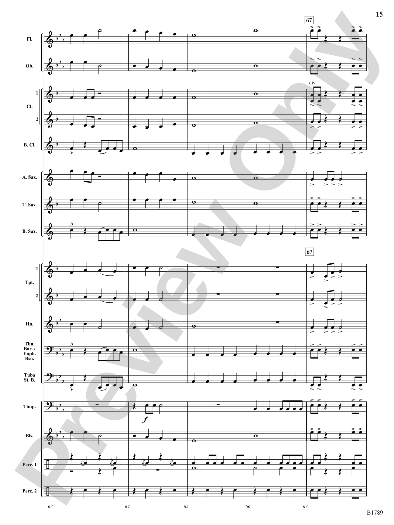 A Festive Finale: Concert Band Conductor Score & Parts