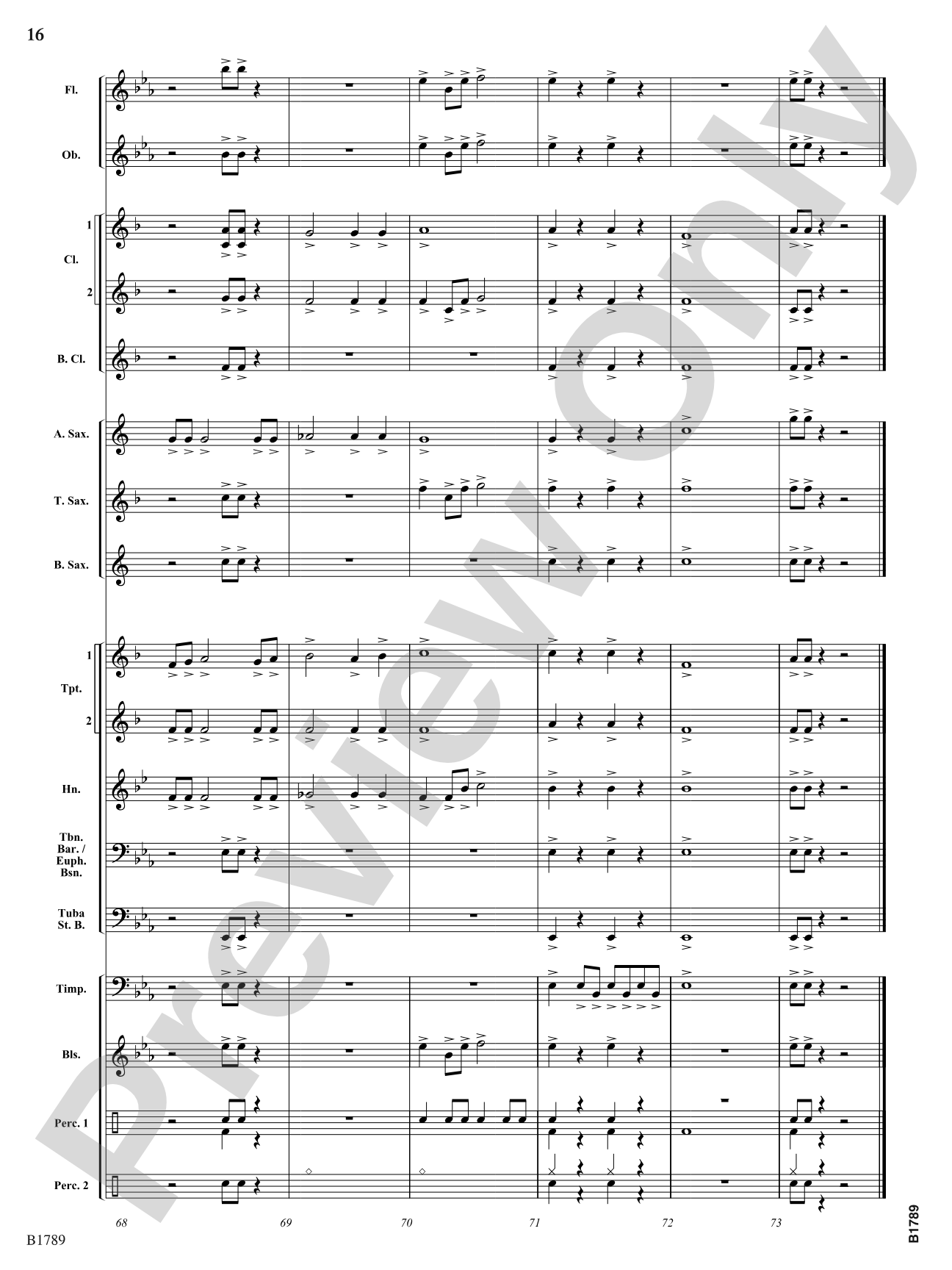 A Festive Finale: Concert Band Conductor Score & Parts