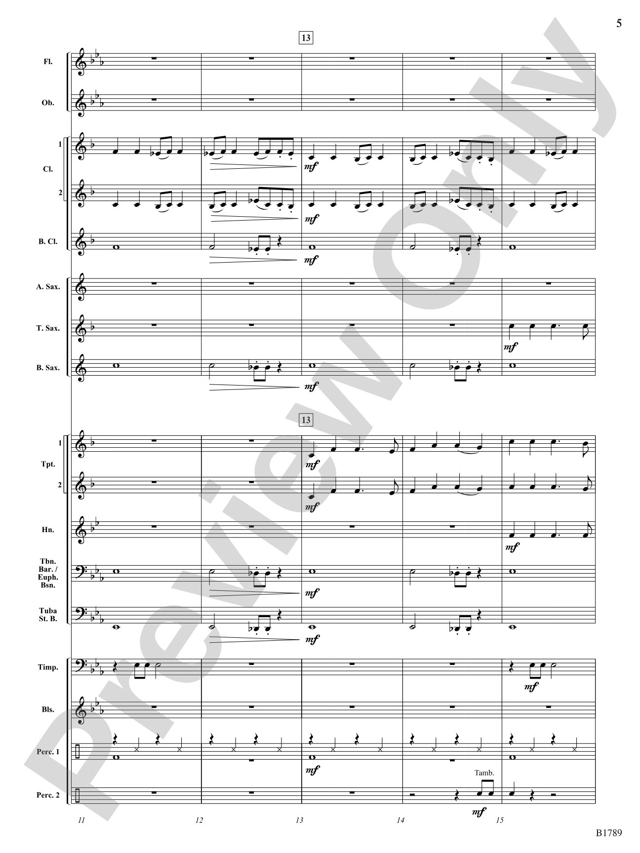A Festive Finale: Concert Band Conductor Score & Parts