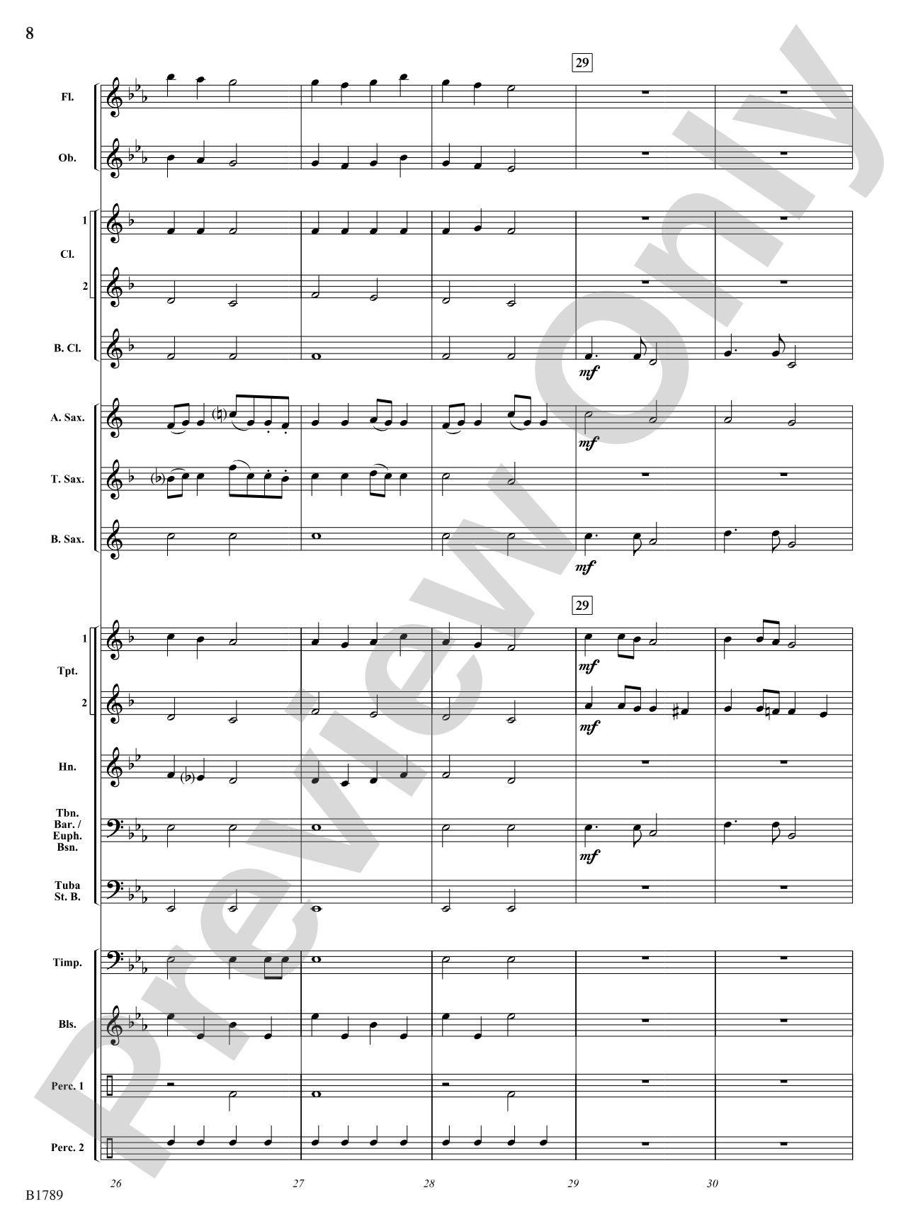 A Festive Finale: Concert Band Conductor Score & Parts