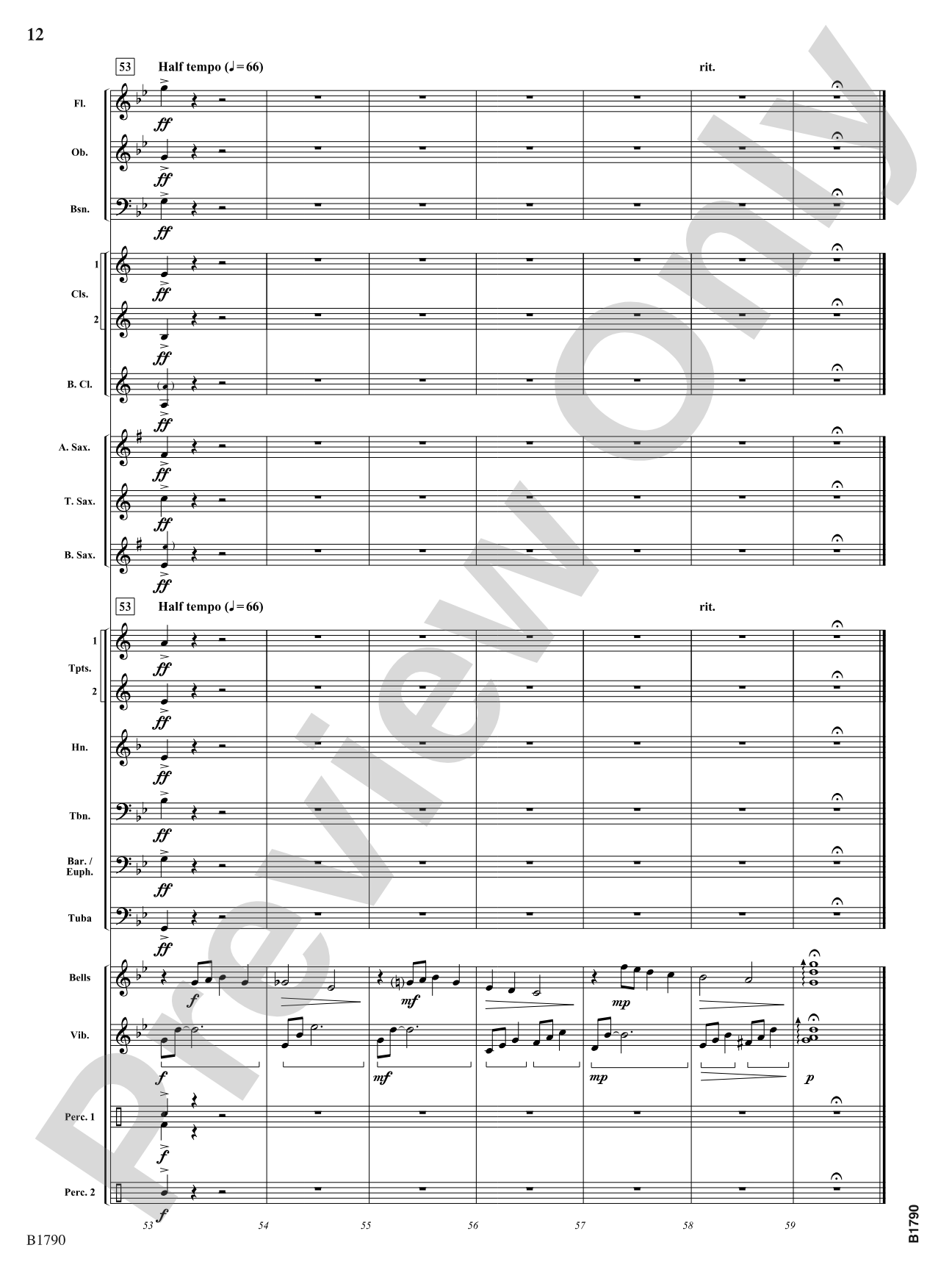 Lost Woods Fantasy: Concert Band Conductor Score & Parts