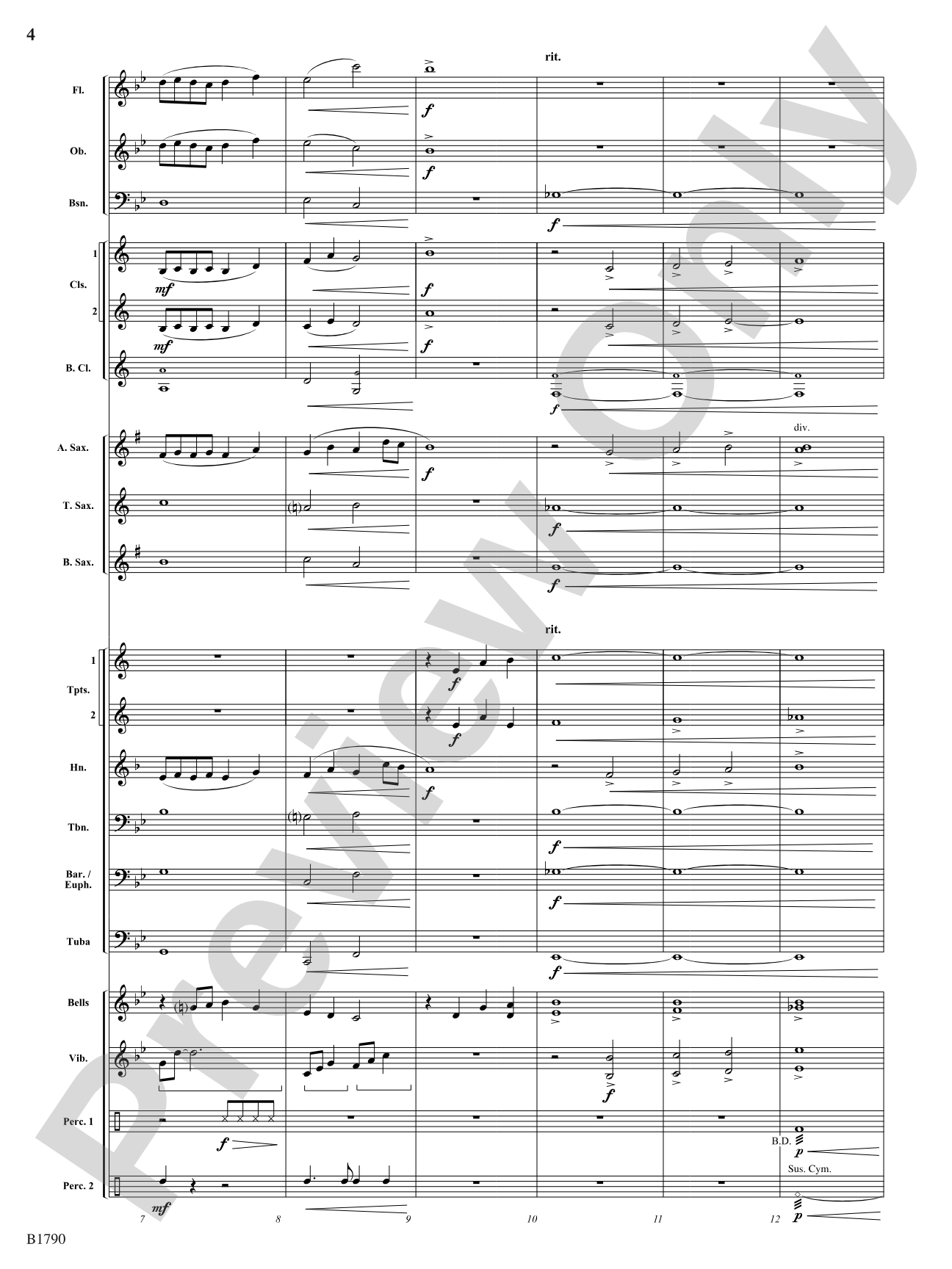 Lost Woods Fantasy: Concert Band Conductor Score & Parts