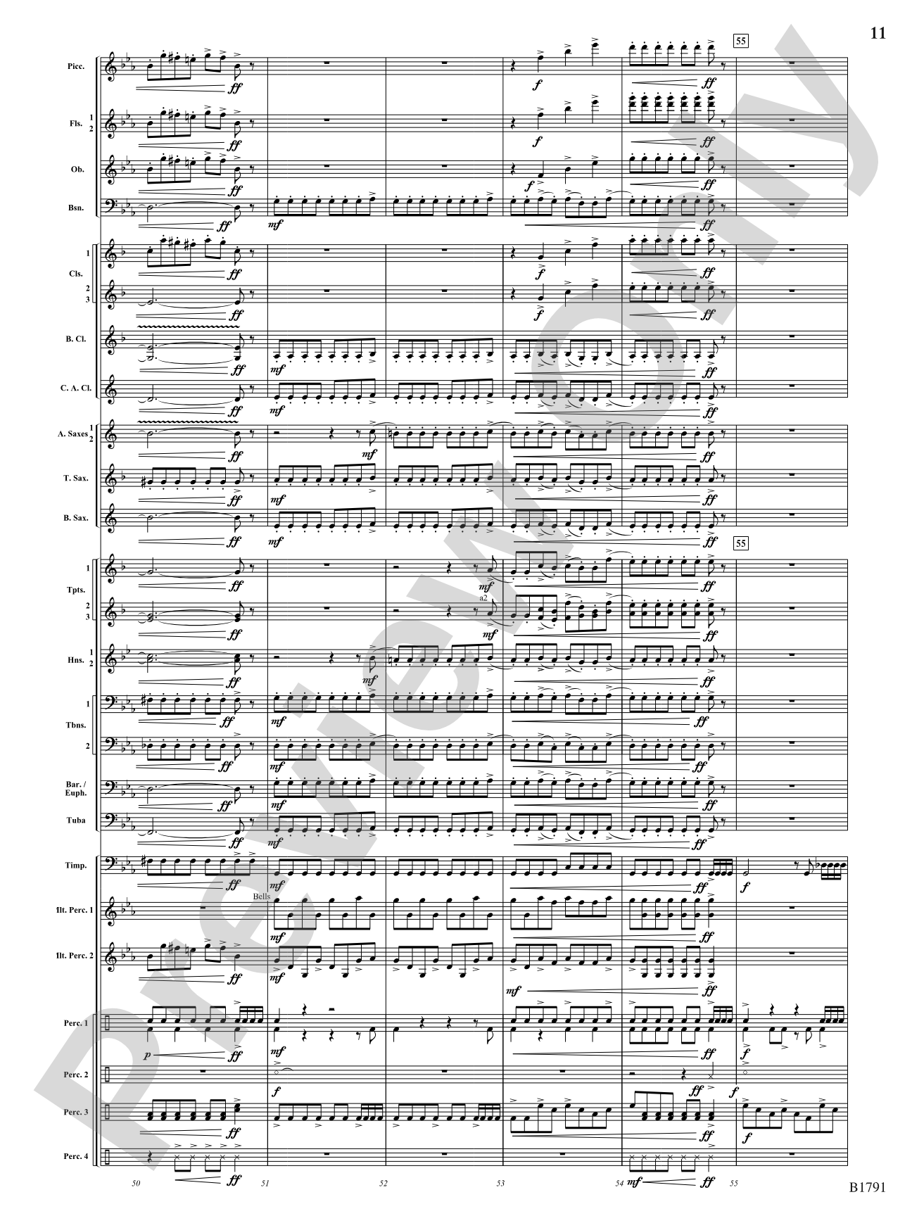 Thrash: Concert Band Conductor Score & Parts