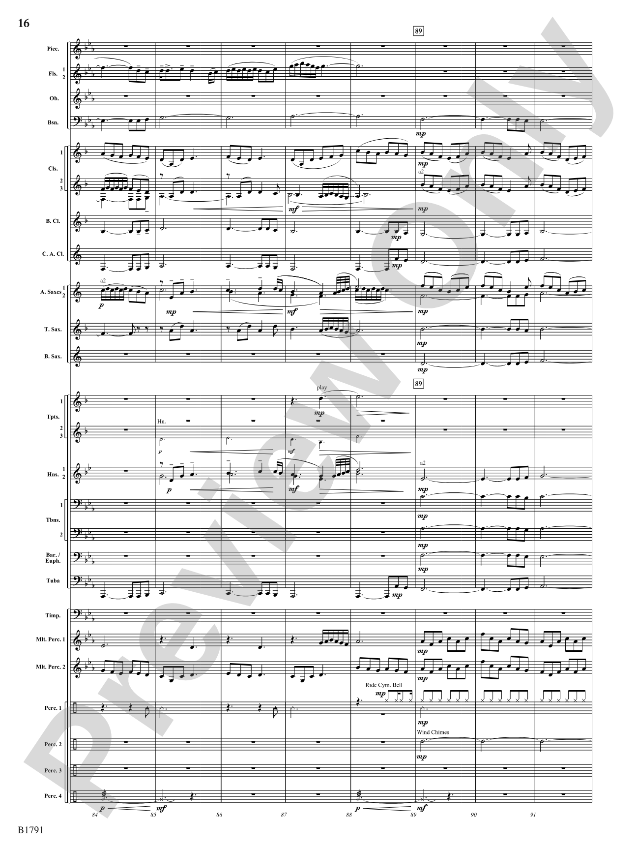 Thrash: Concert Band Conductor Score & Parts