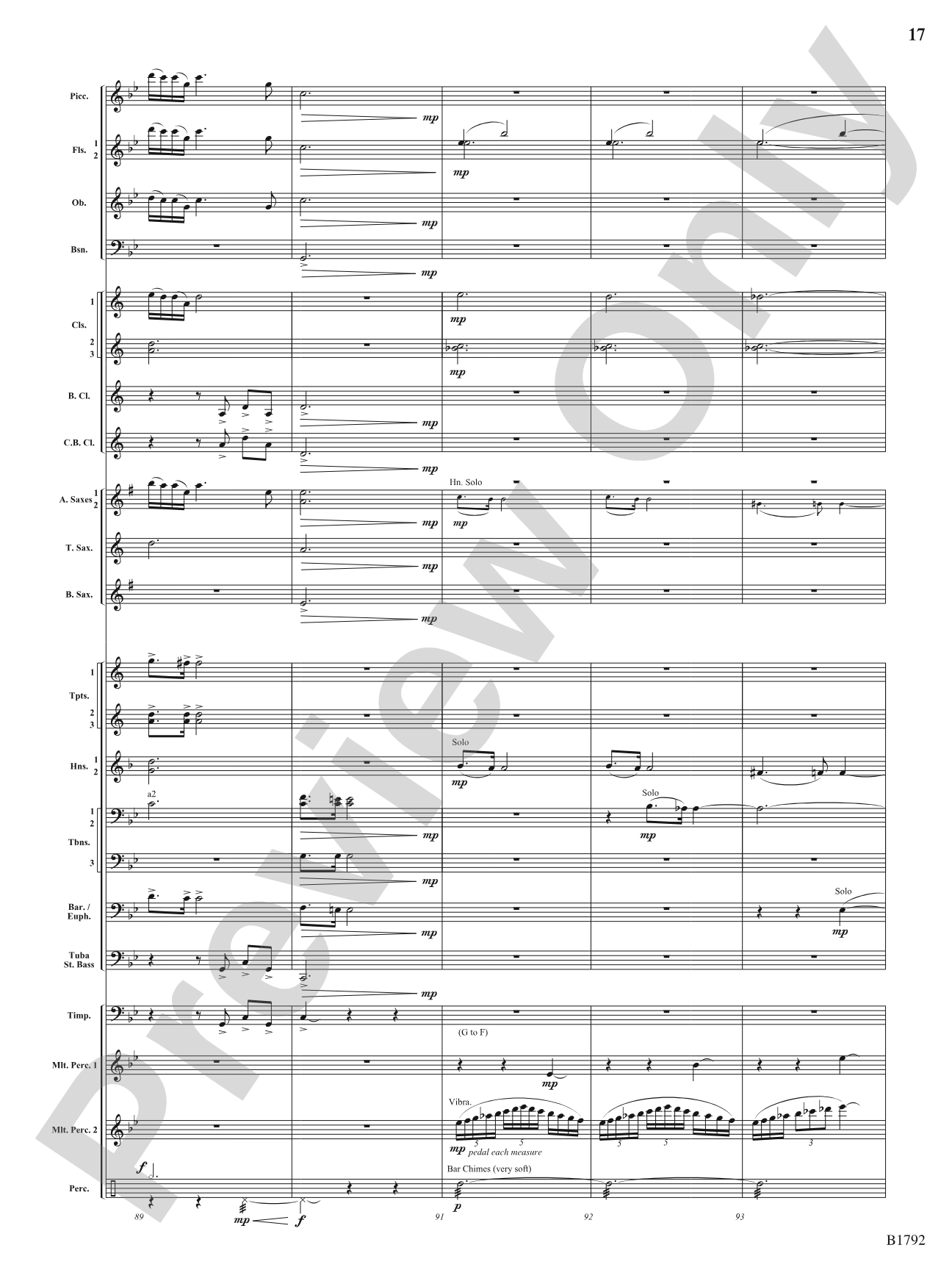 Miles of Blue: Concert Band Conductor Score & Parts