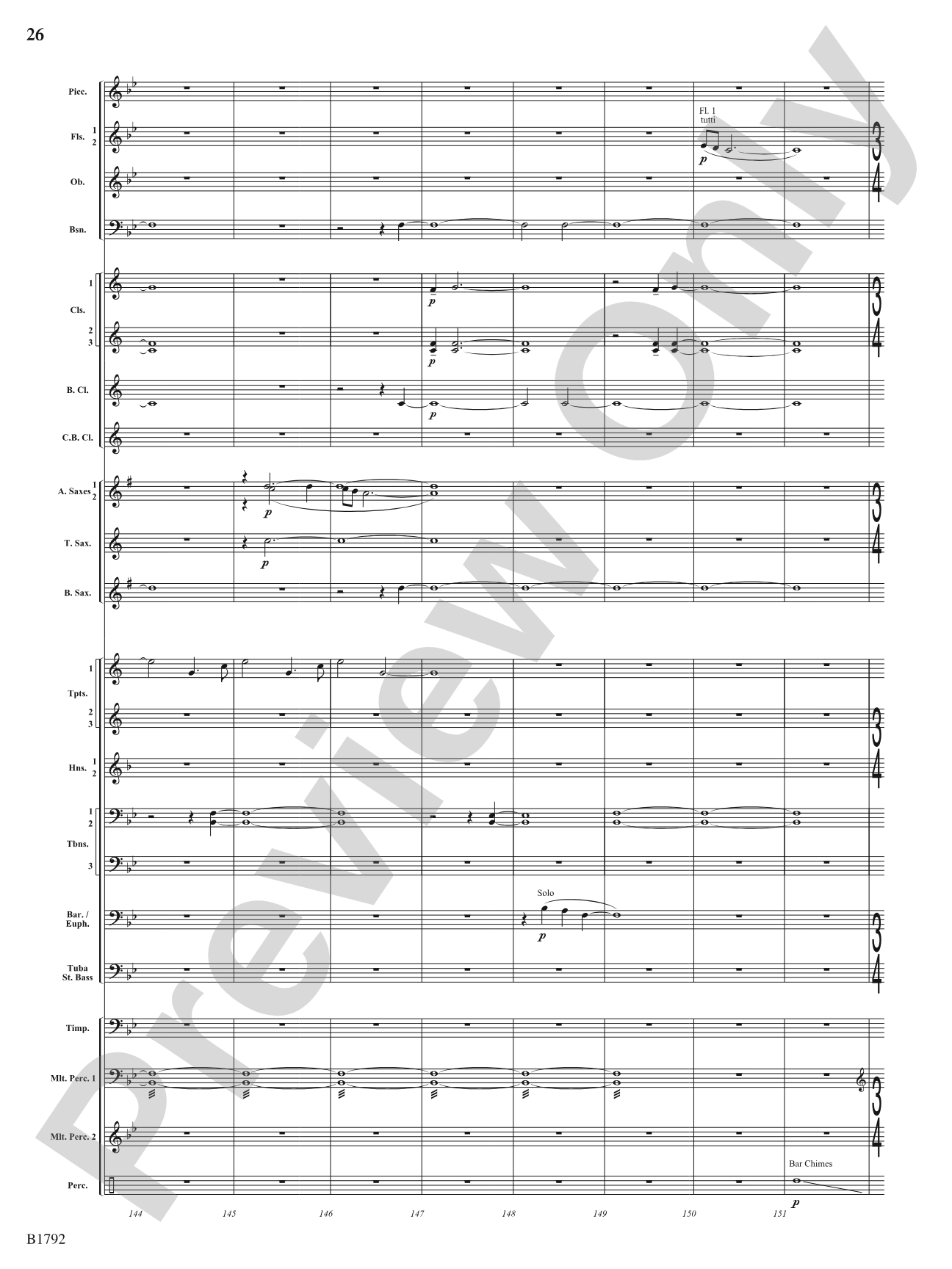 Miles of Blue: Concert Band Conductor Score & Parts