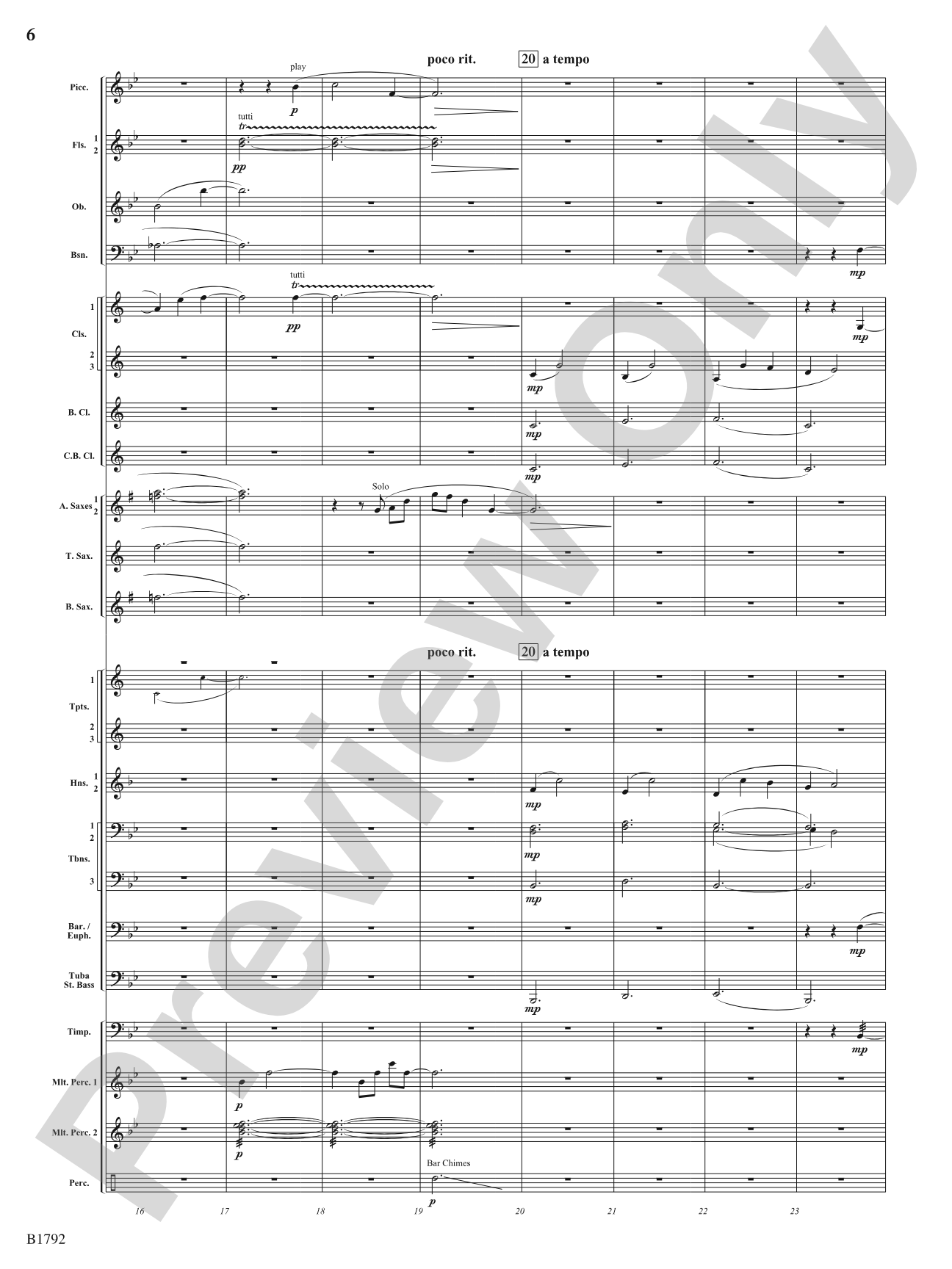 Miles of Blue: Concert Band Conductor Score & Parts