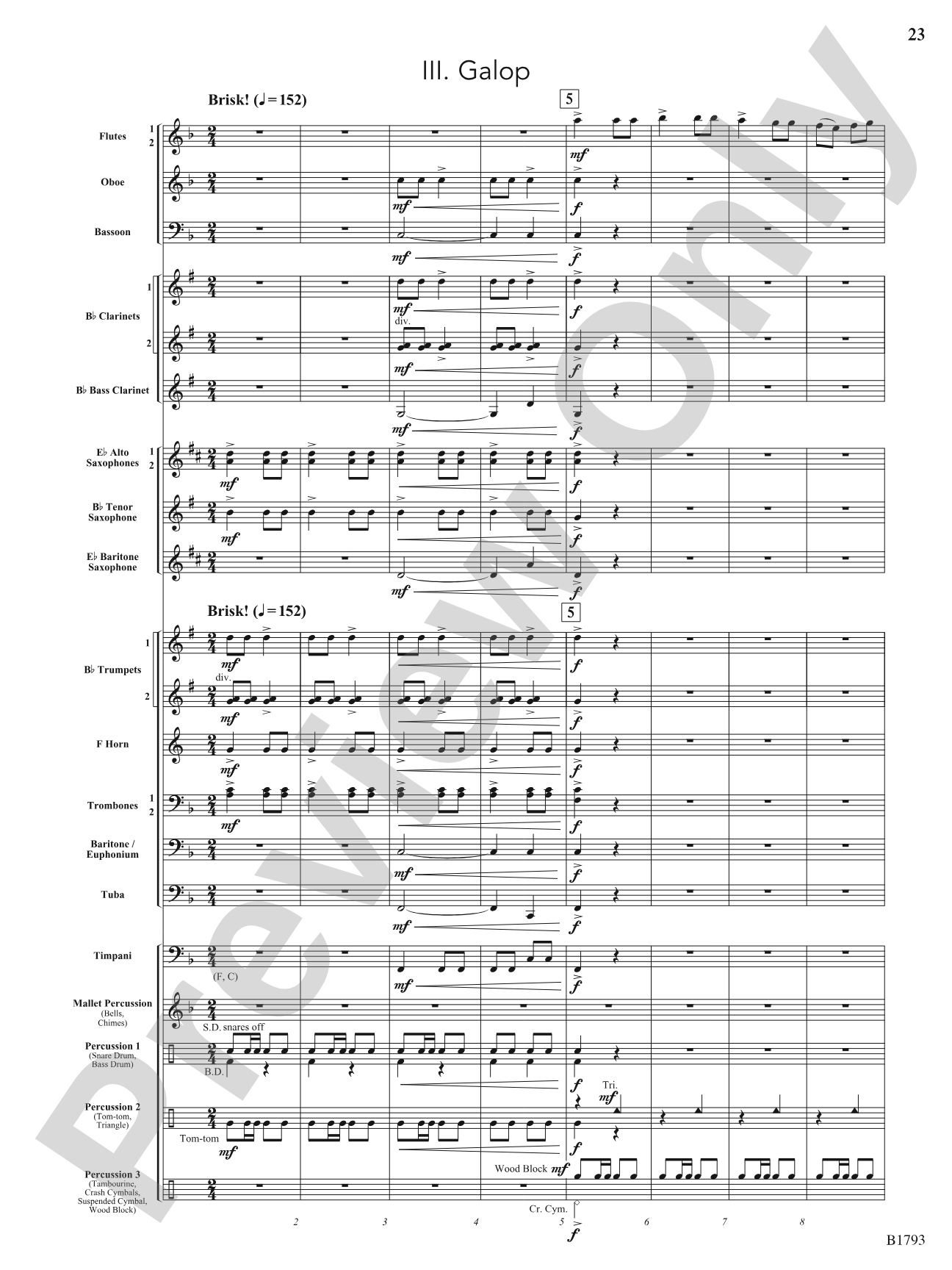 To Her Majesty's Delight: Concert Band Conductor Score & Parts
