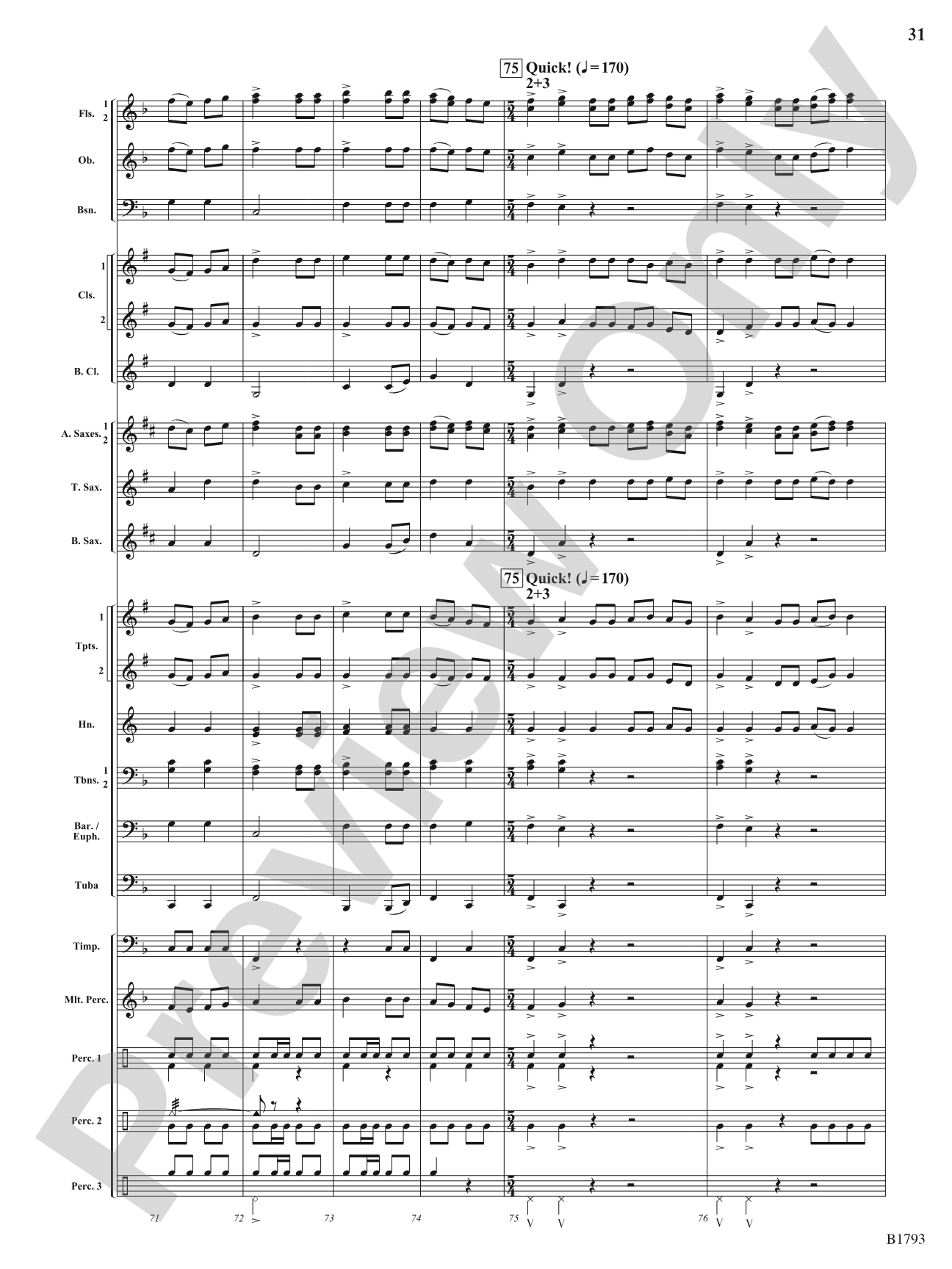 To Her Majesty's Delight: Concert Band Conductor Score & Parts