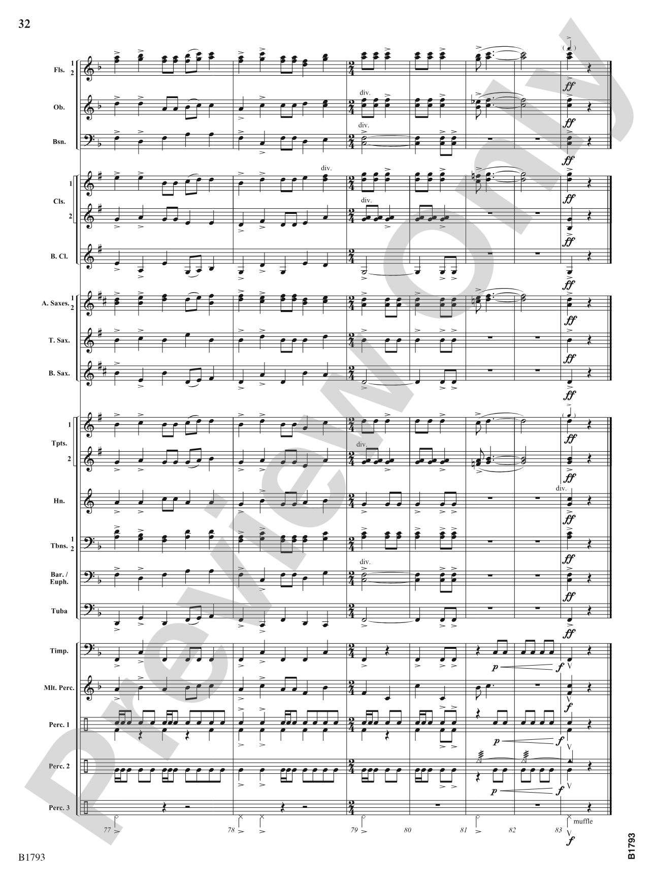 To Her Majesty's Delight: Concert Band Conductor Score & Parts