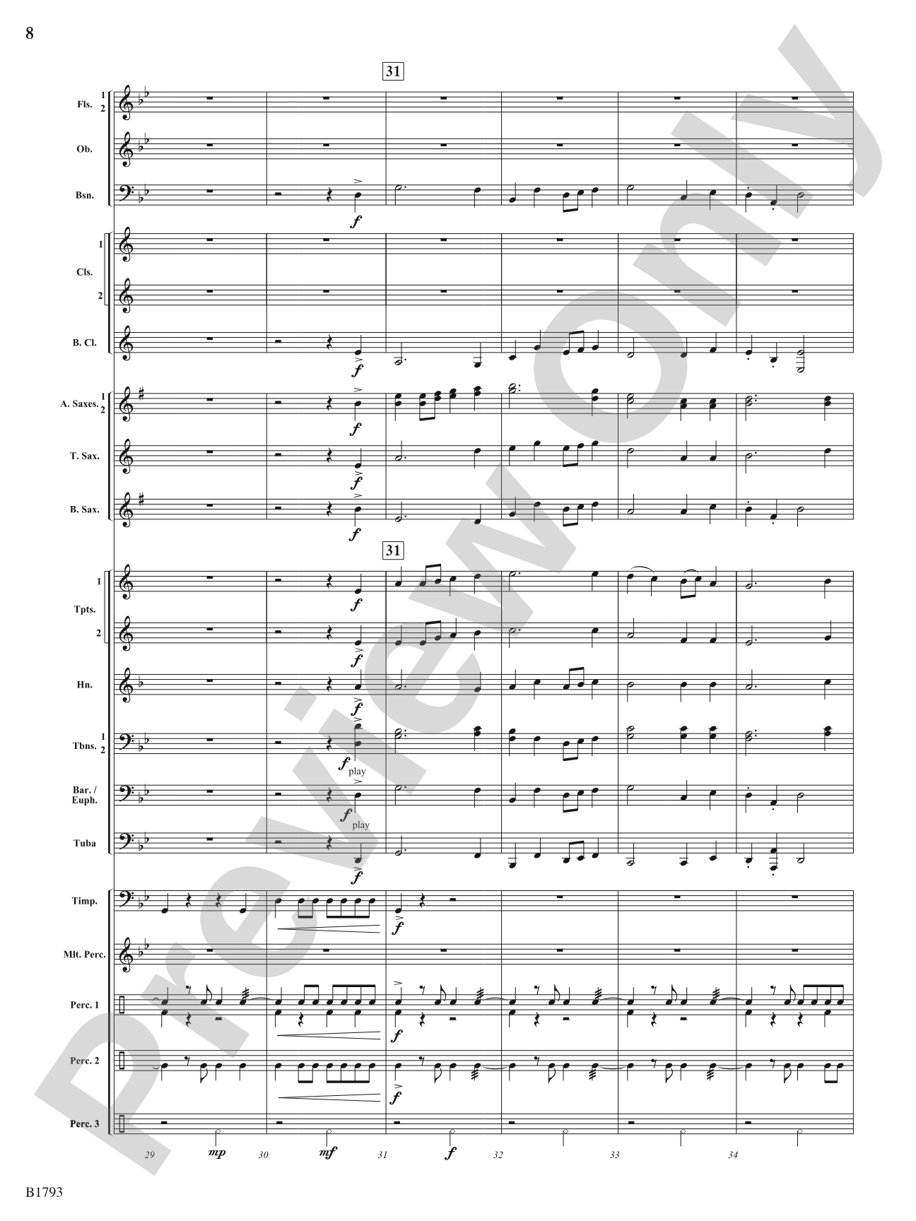 To Her Majesty's Delight: Concert Band Conductor Score & Parts