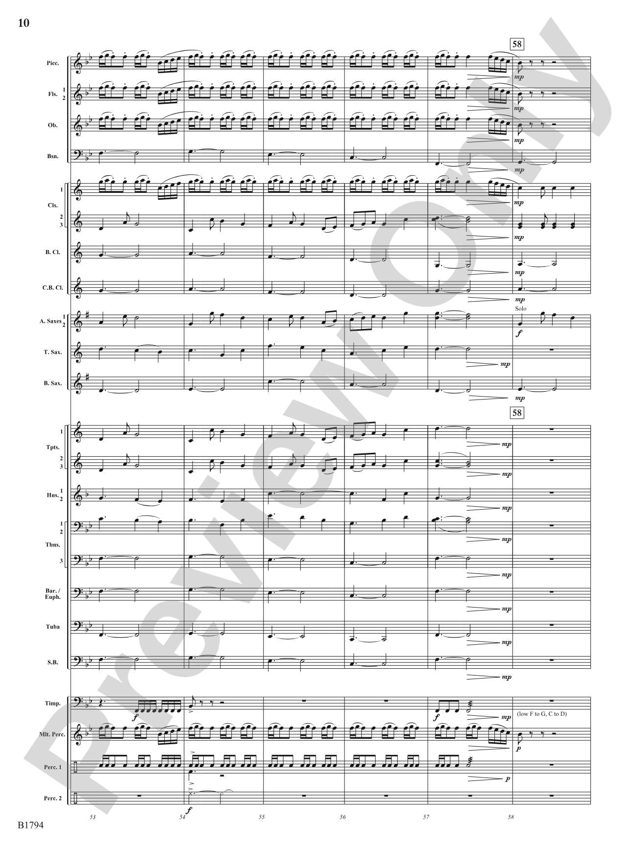 American Dance Episode: Concert Band Conductor Score & Parts