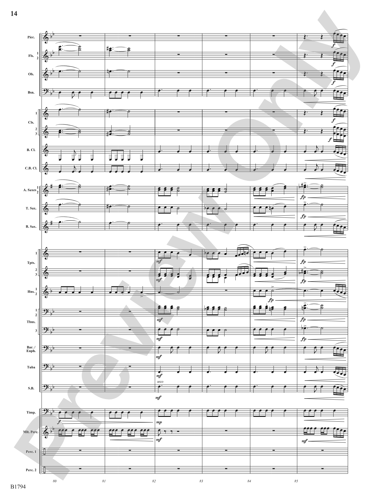 American Dance Episode: Concert Band Conductor Score & Parts
