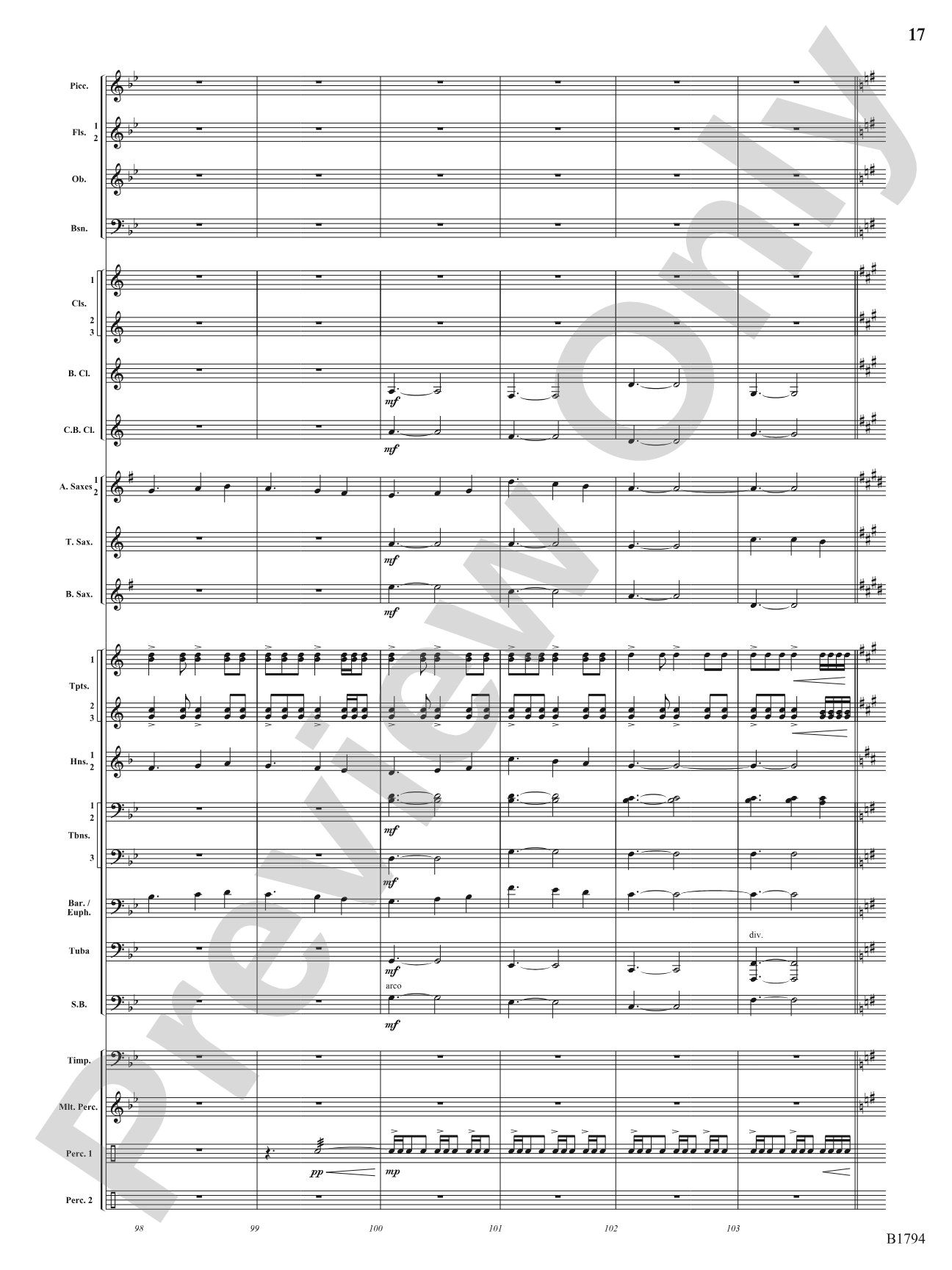 American Dance Episode: Concert Band Conductor Score & Parts