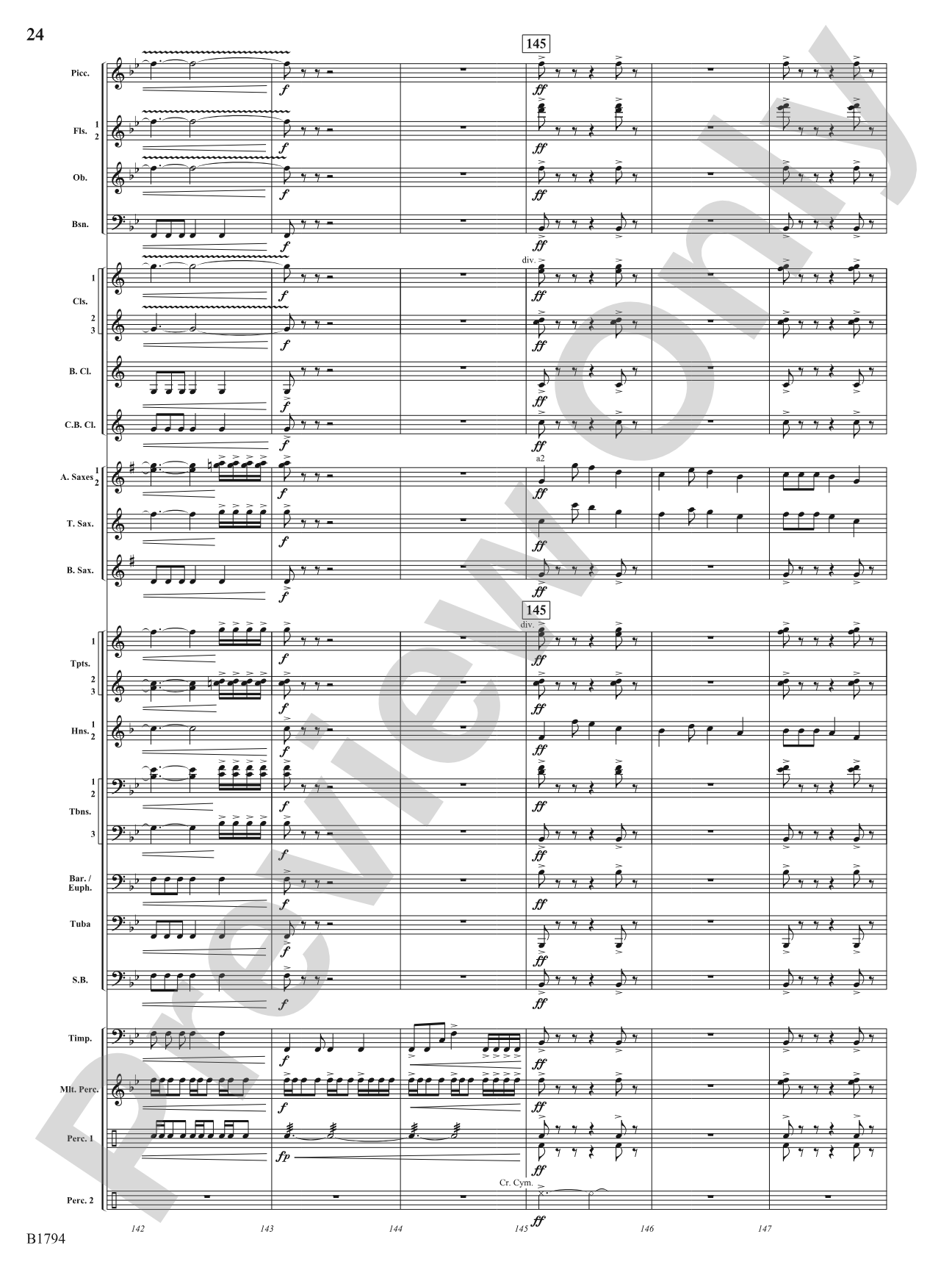 American Dance Episode: Concert Band Conductor Score & Parts