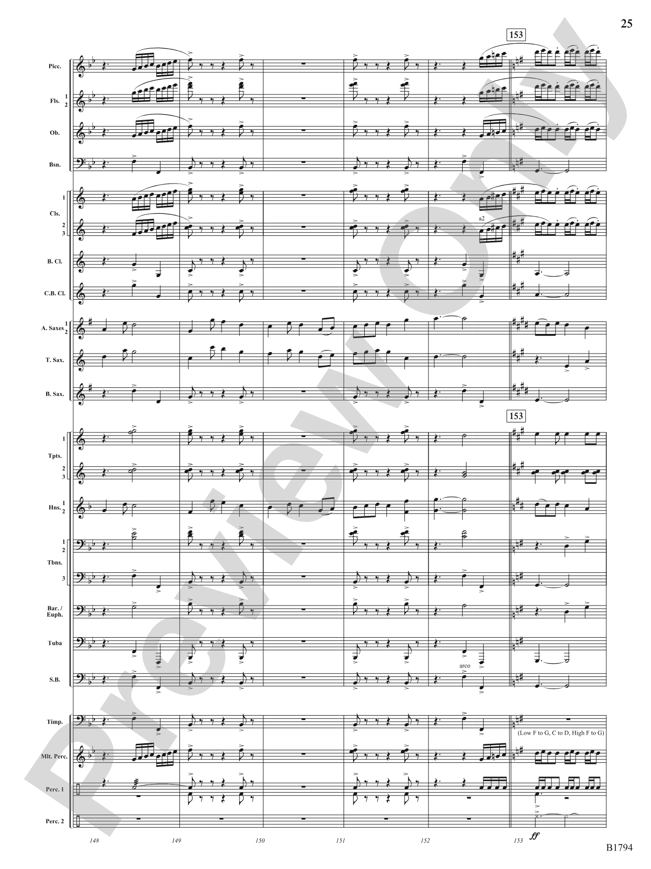 American Dance Episode: Concert Band Conductor Score & Parts