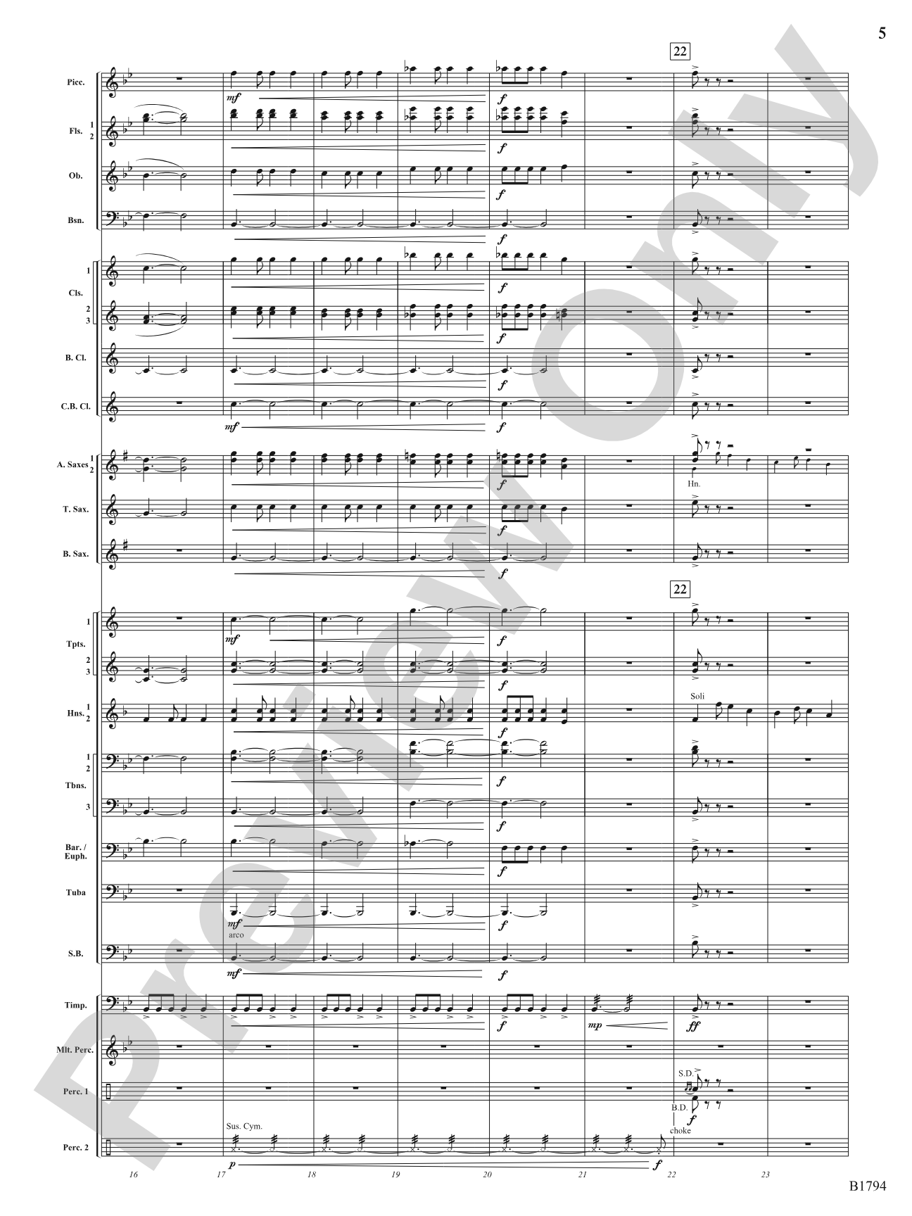 American Dance Episode: Concert Band Conductor Score & Parts