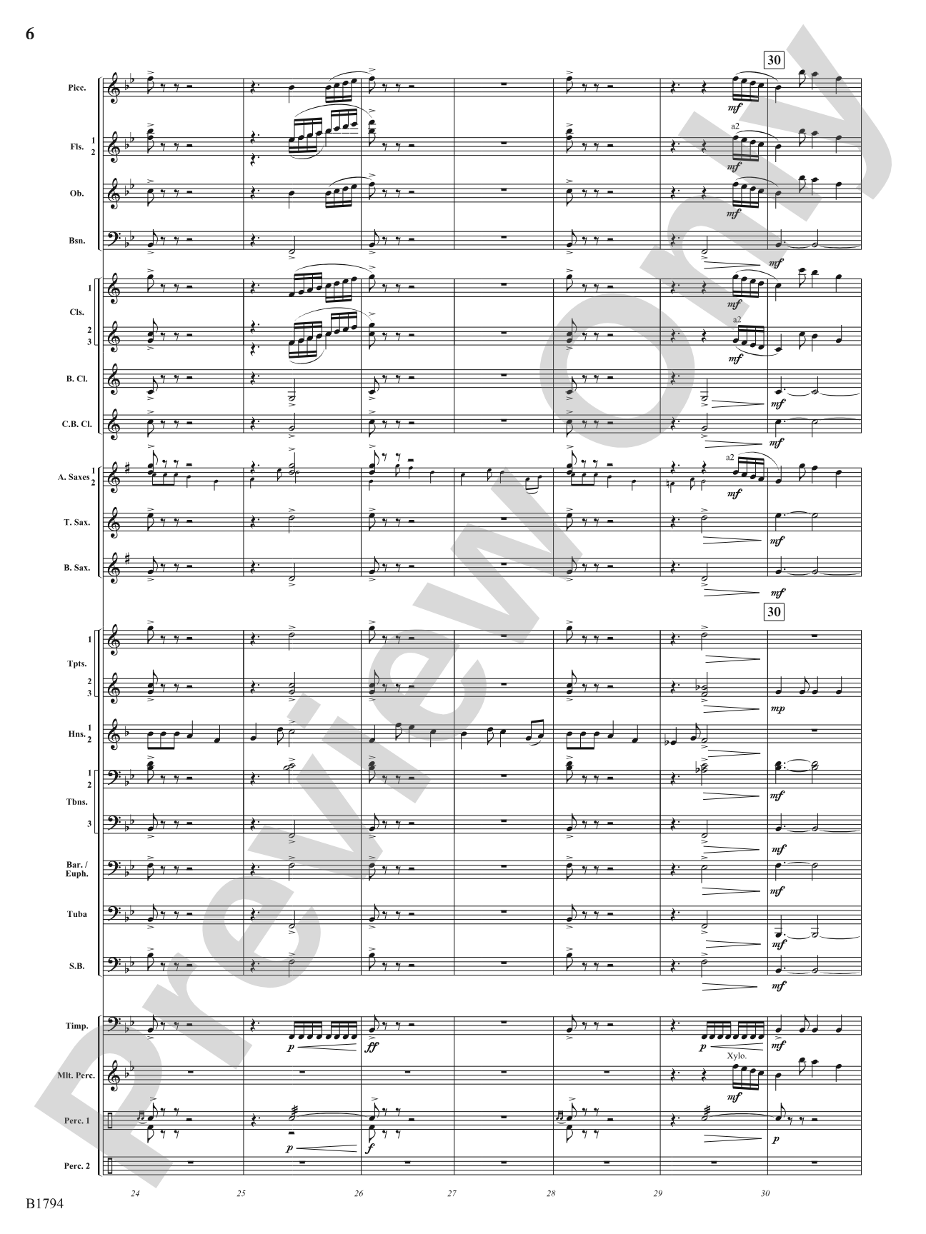 American Dance Episode: Concert Band Conductor Score & Parts